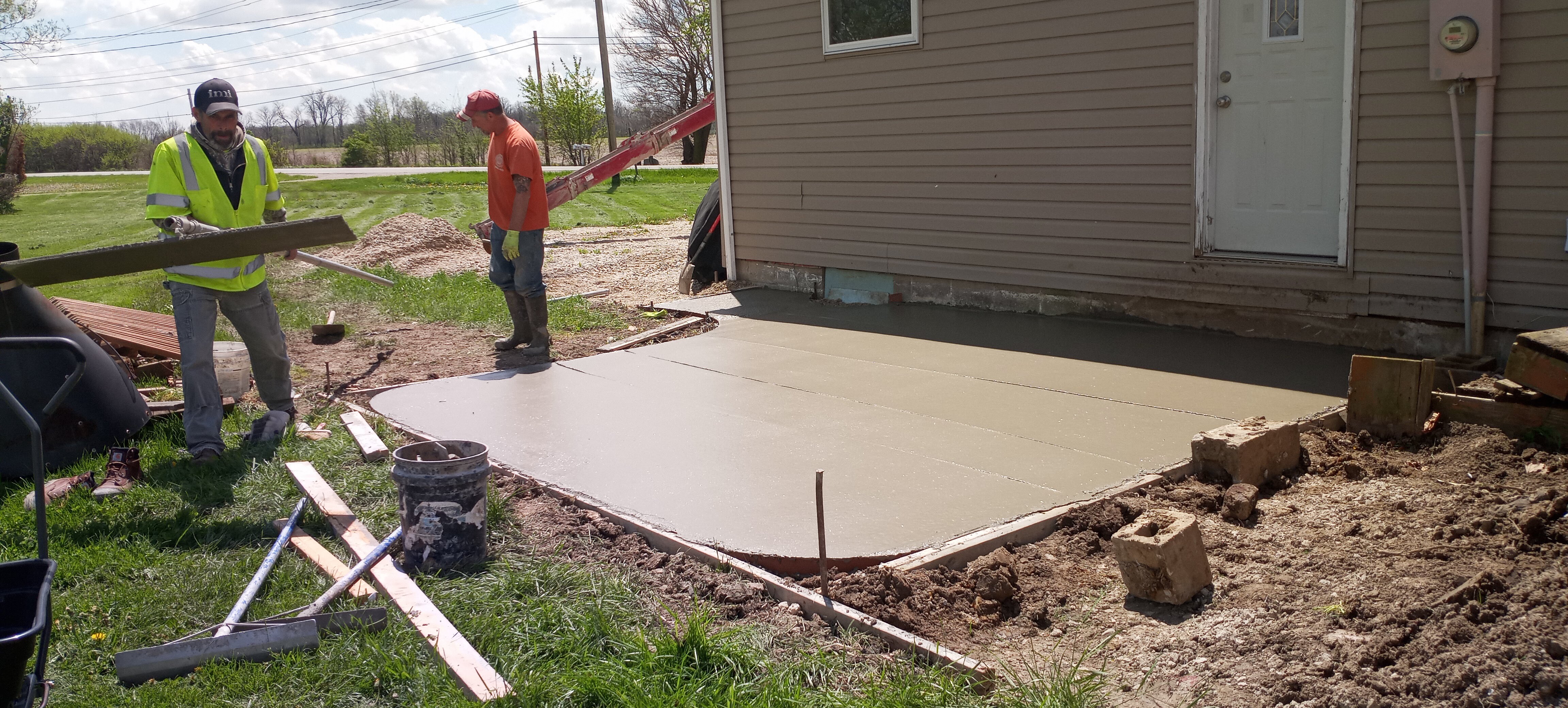  for Concrete Creations to Foundiations. in Yorktown, IN