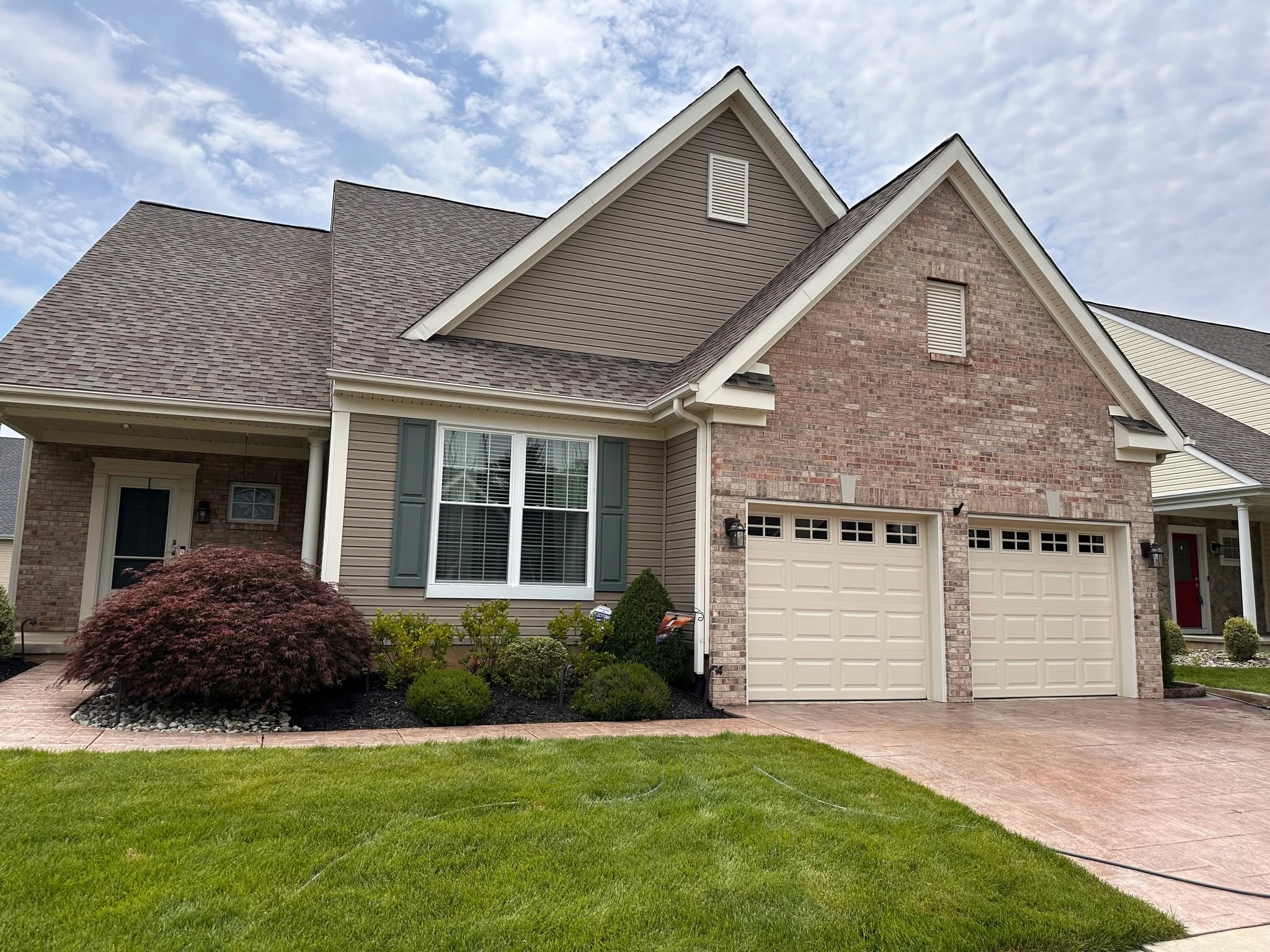Freshly washed home exterior by Freedom Exterior Washing