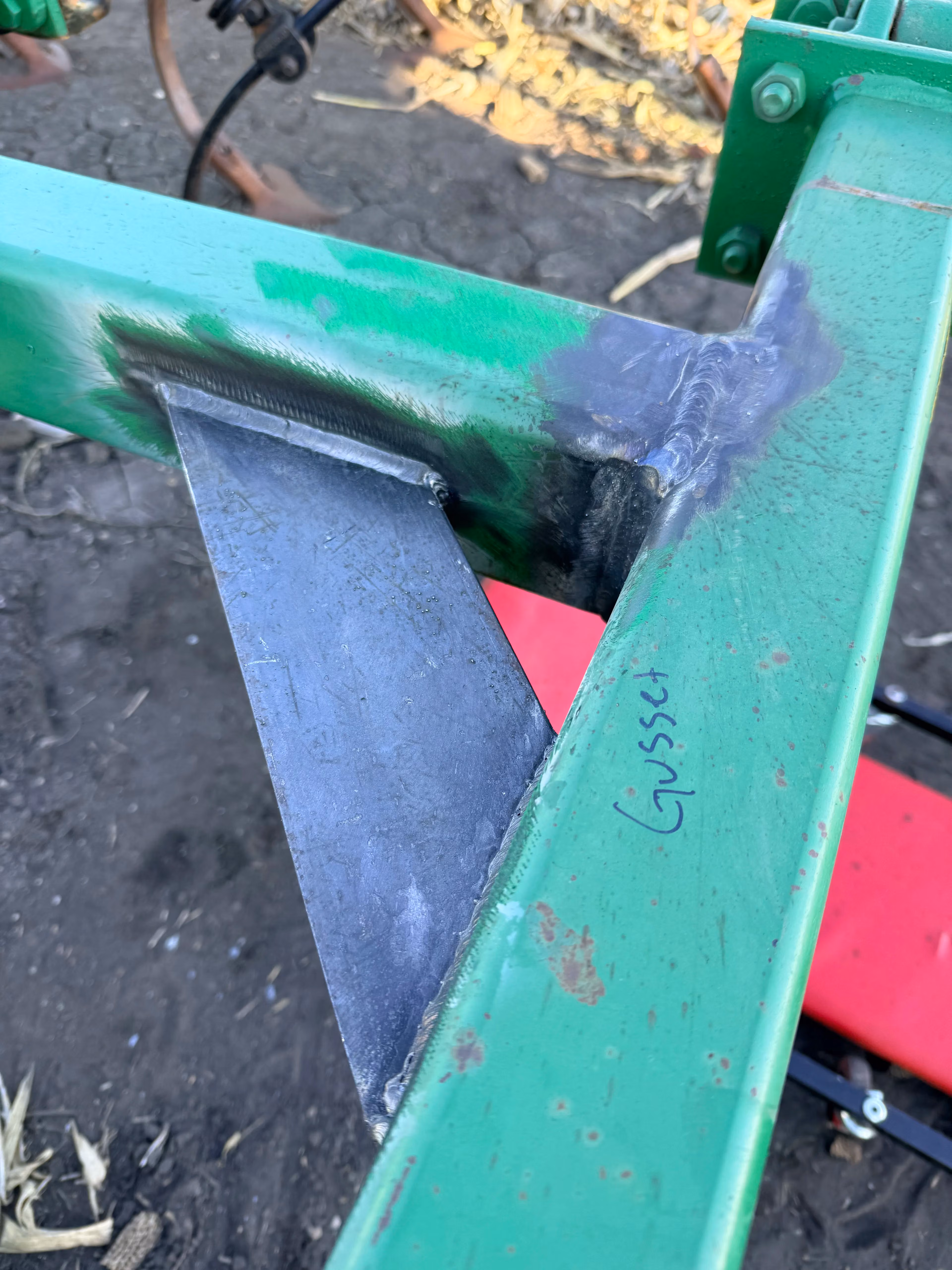 John Deere 980 Field Cultivator Frame Repair in Enderlin ND