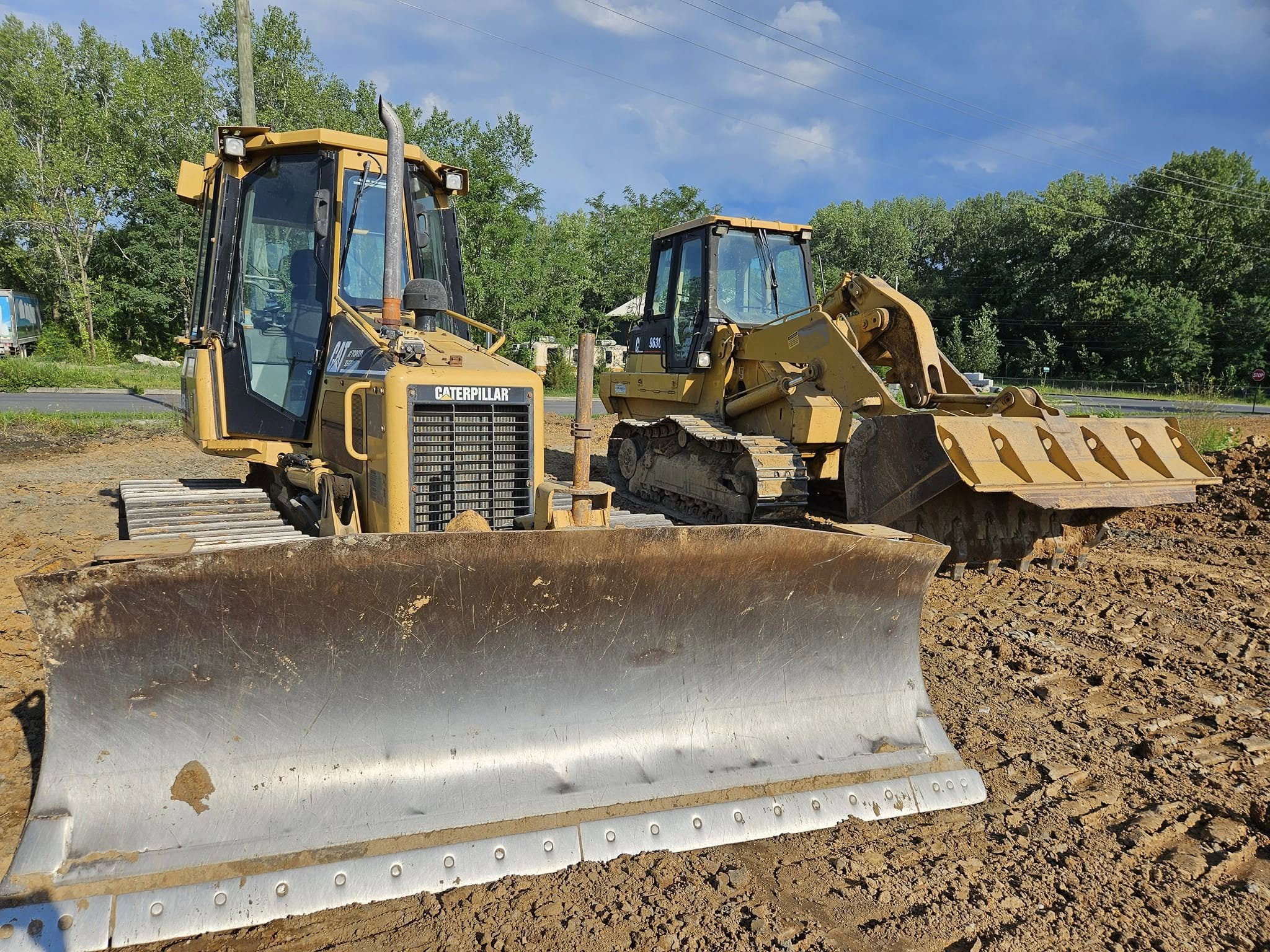 G. Mettley Excavating and Landscaping at work near Annville, Pennsylvania