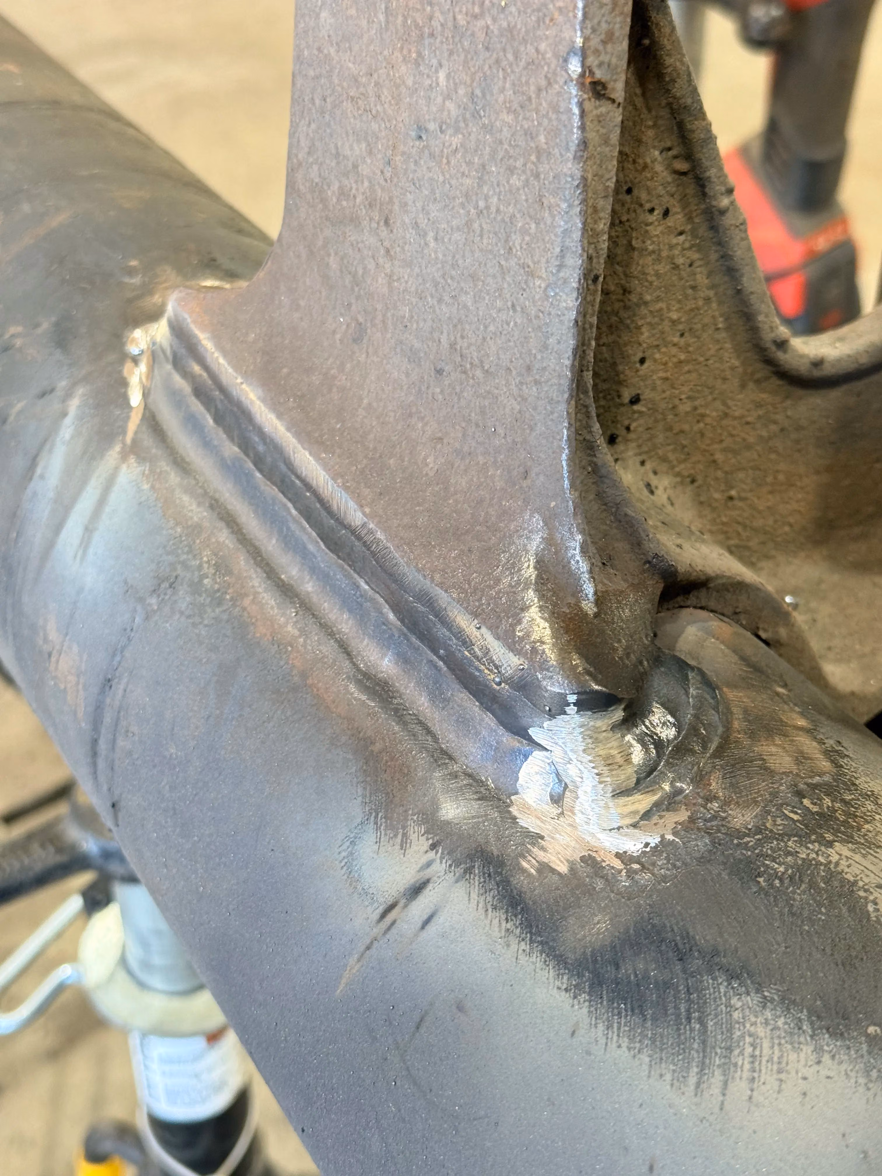 Suspension Bracket Transfer onto New Disc Brake Axles for Fargo Customer