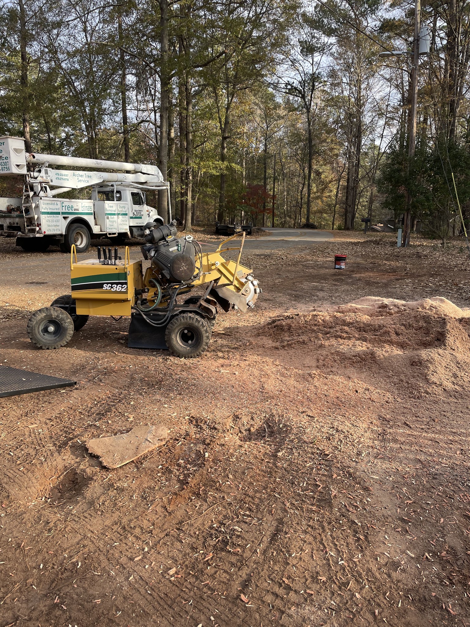 Stump Grinding company MJB’s Stump Grinding LLC in Tennille, GA