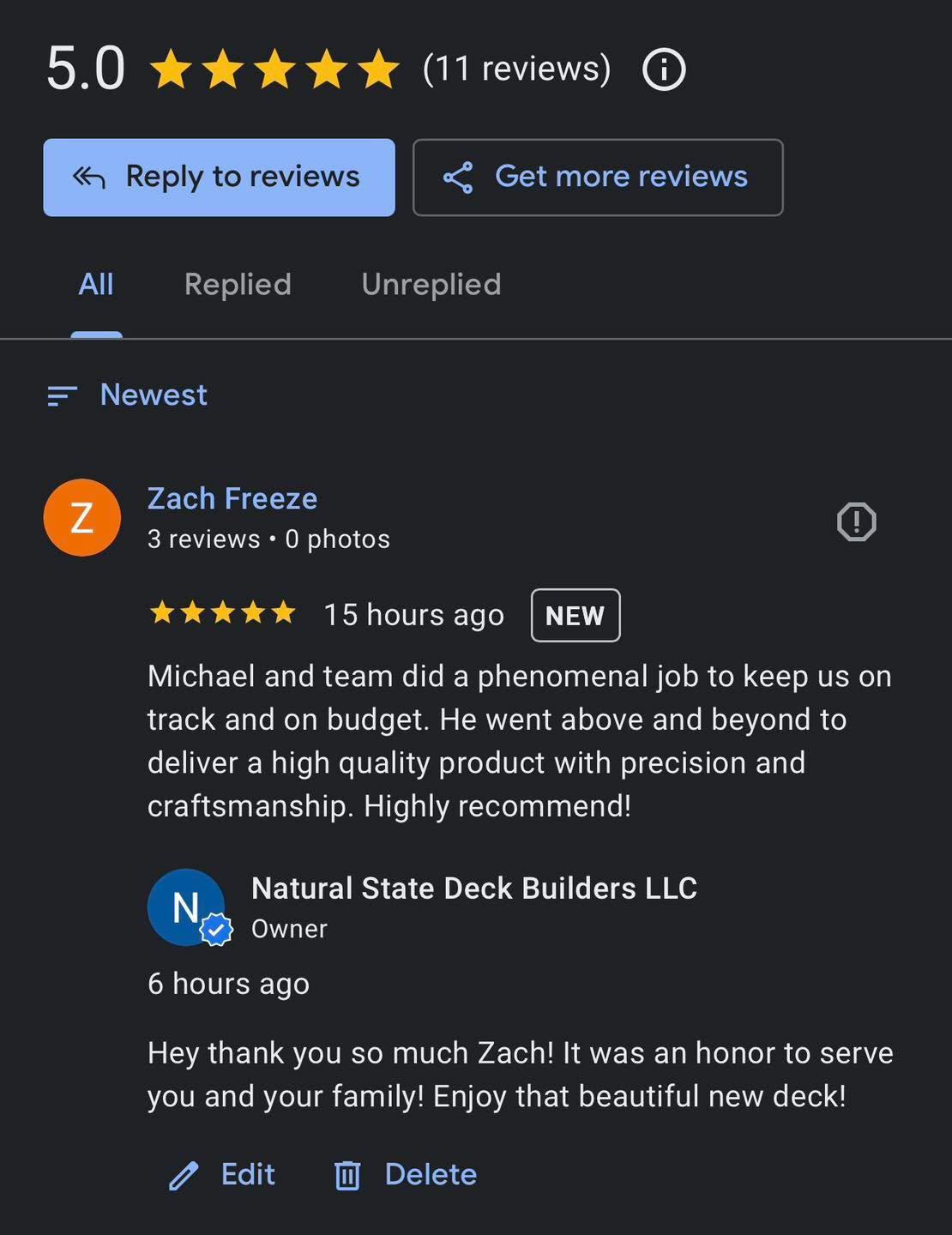  for Natural State Deck Builders in Pea Ridge, AR