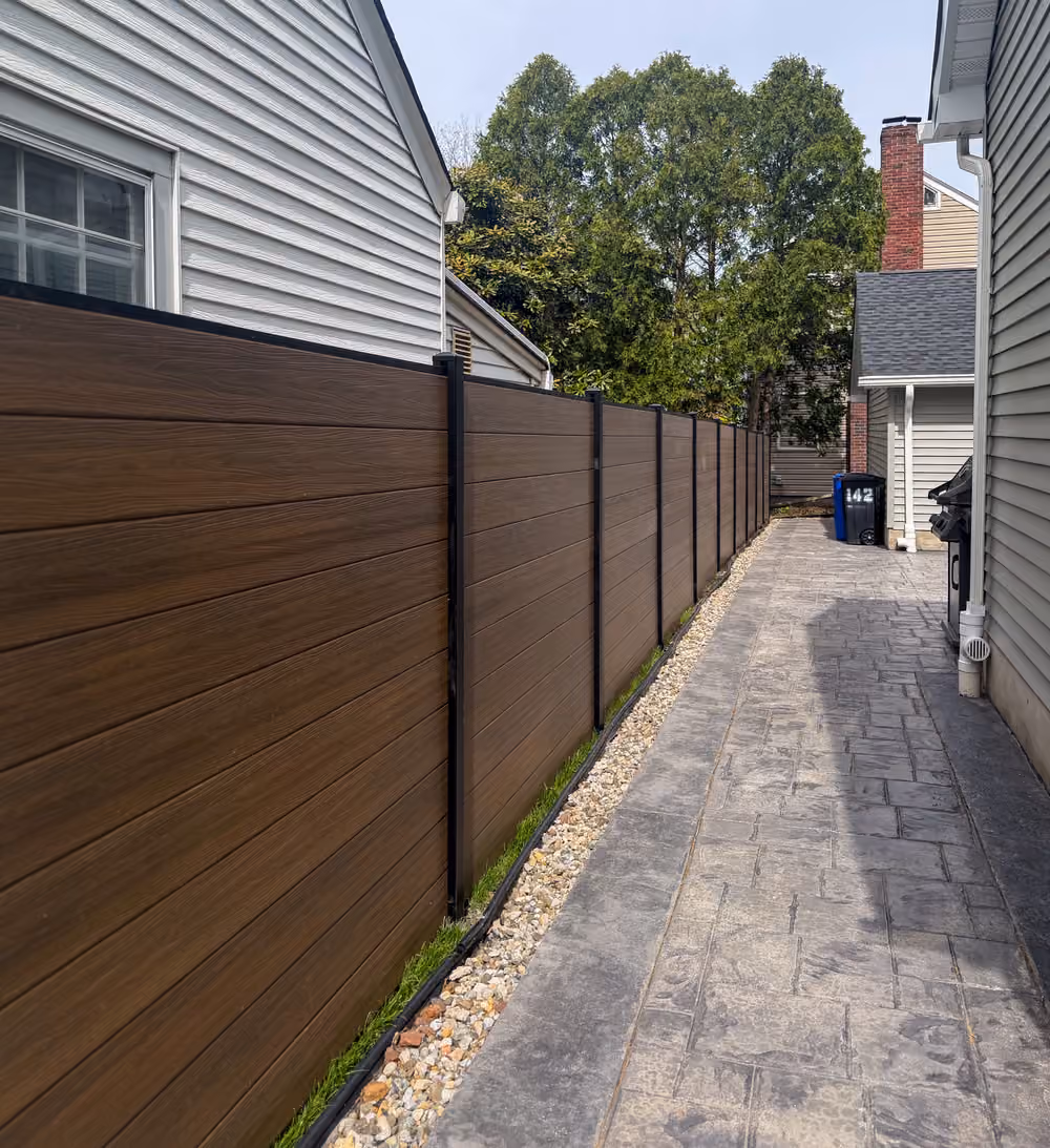 6 Ft Composite Privacy Fence Installation in Clifton NJ
