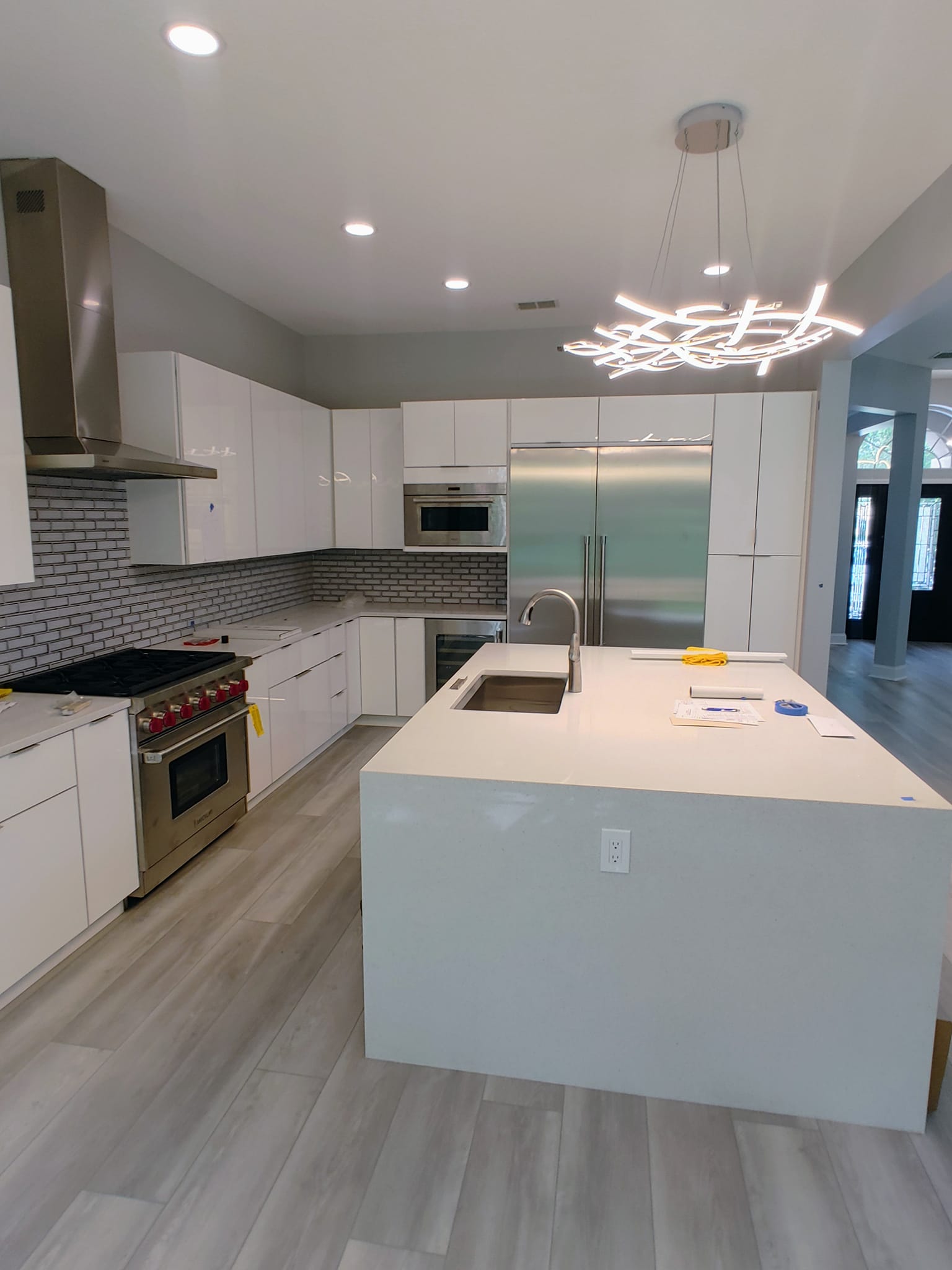 Mitten Made open concept kitchen remodel