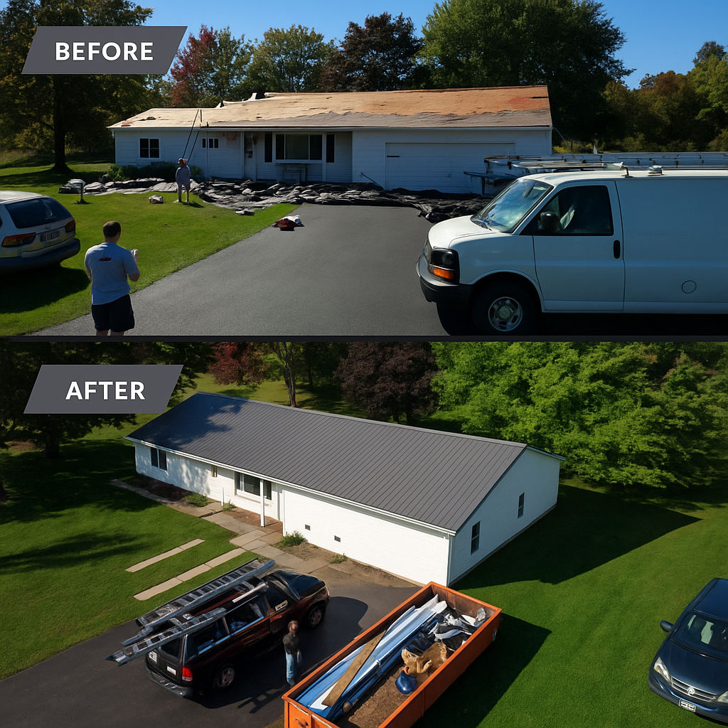 roofing company RFK Contracting in Wolcott, NY