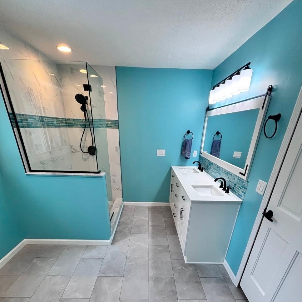 Mitten Made bathroom vanity and countertop