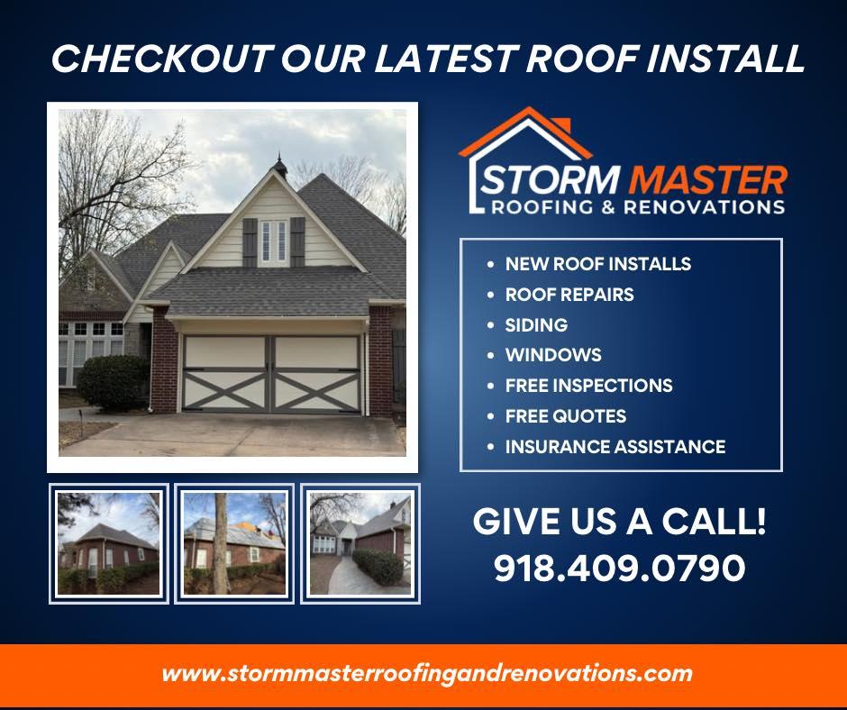  for Storm Master Roofing and Renovations in Tulsa, OK