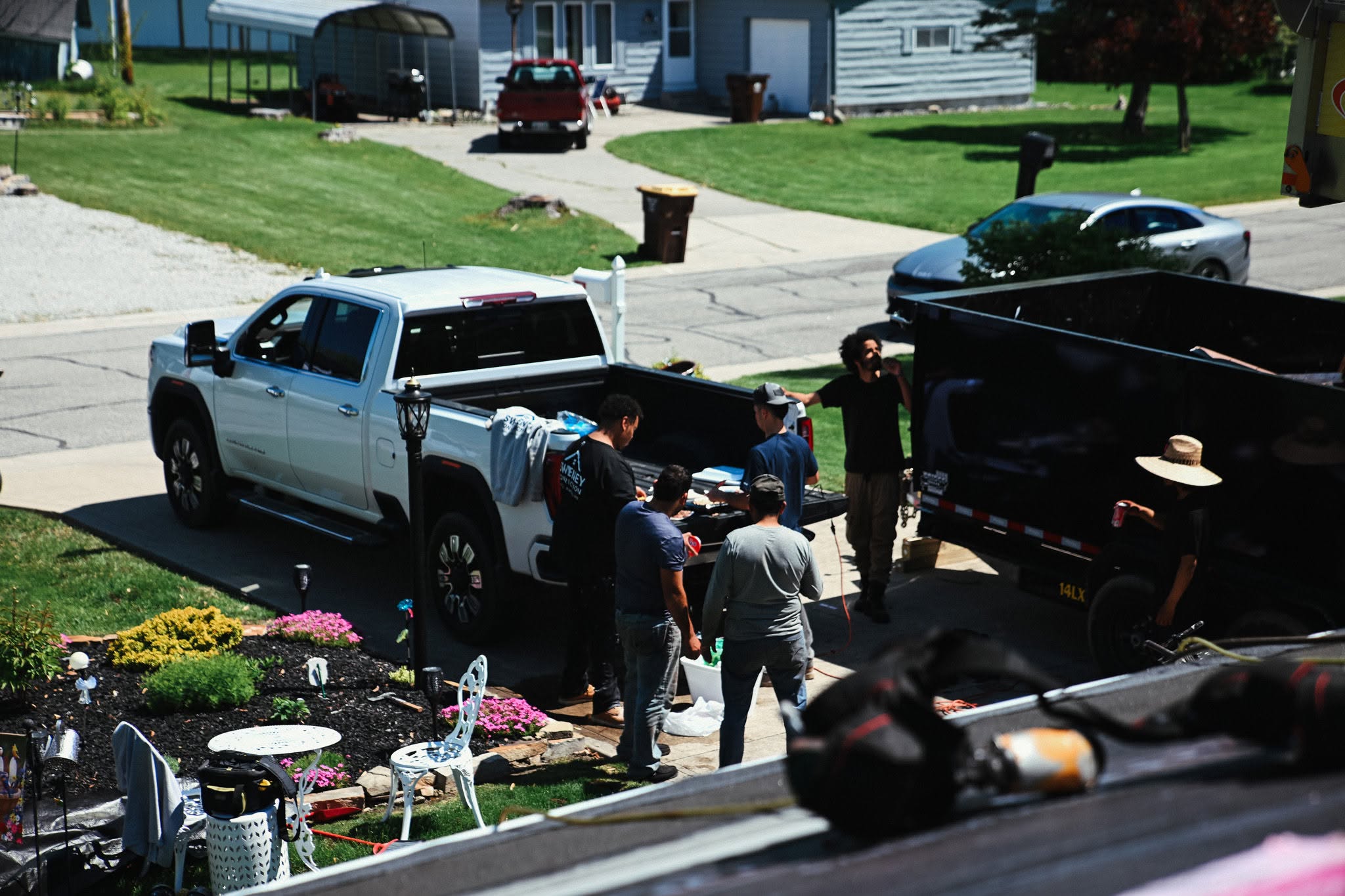 The Sweeney Construction crew in Bryan, OH