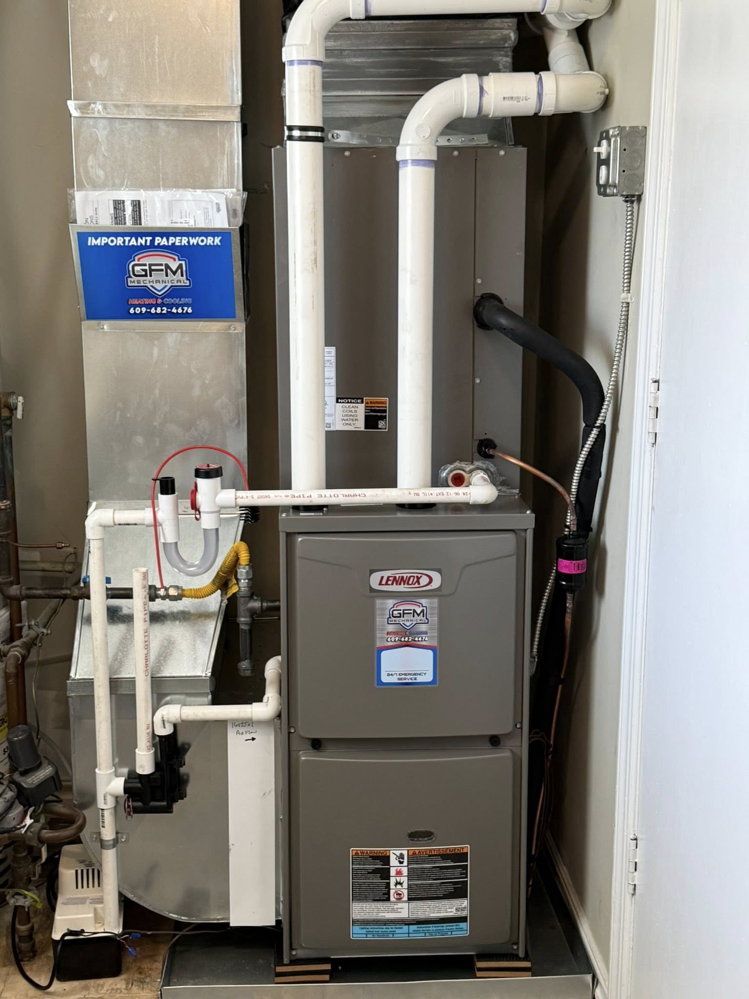 Heating And Cooling company GFM Mechanical in Sicklerville, NJ