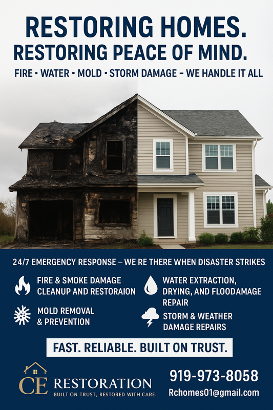 CE Restoration team in Durham, NC - people or person