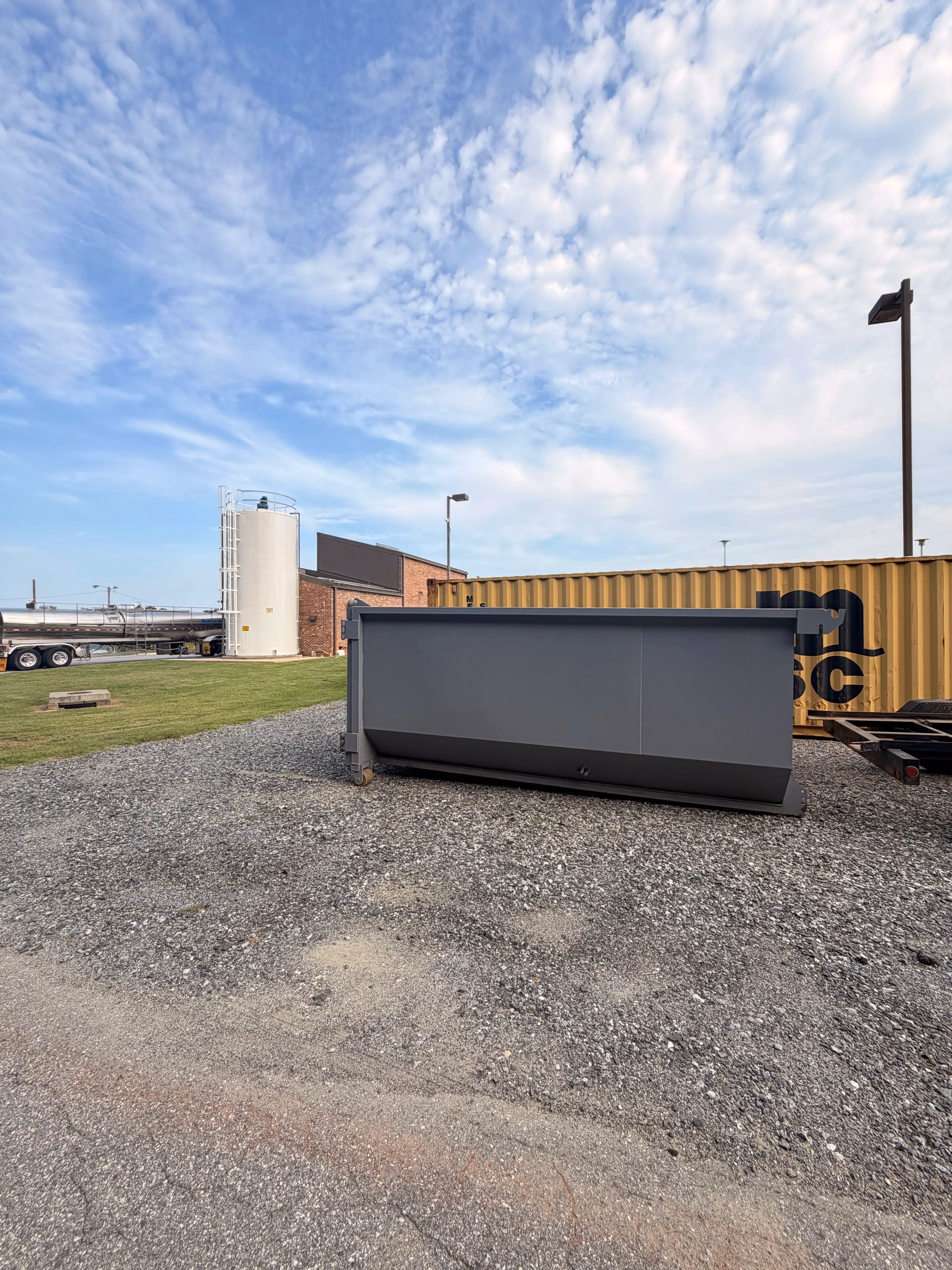 20-Yard Dumpster Rental at Greensboro Water Treatment Facility
