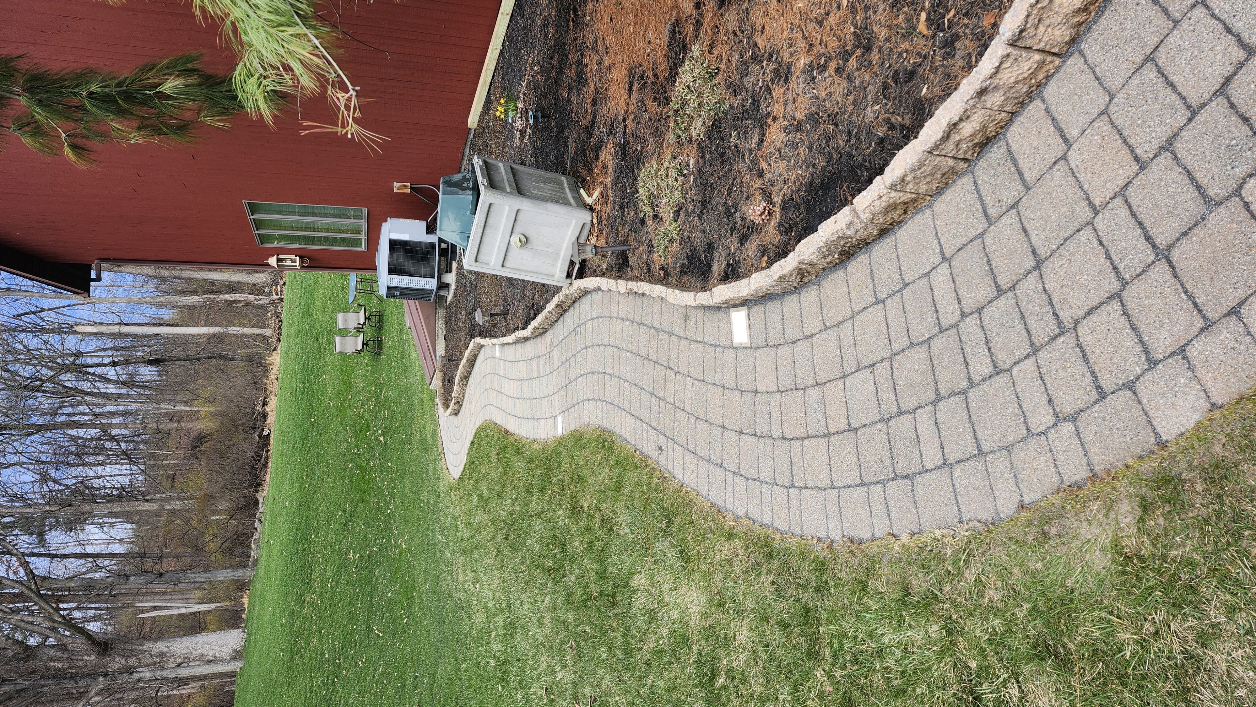 Paver patio after restoration by Golden Vision Properties