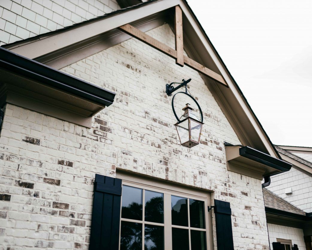 Exterior - white farmhouse