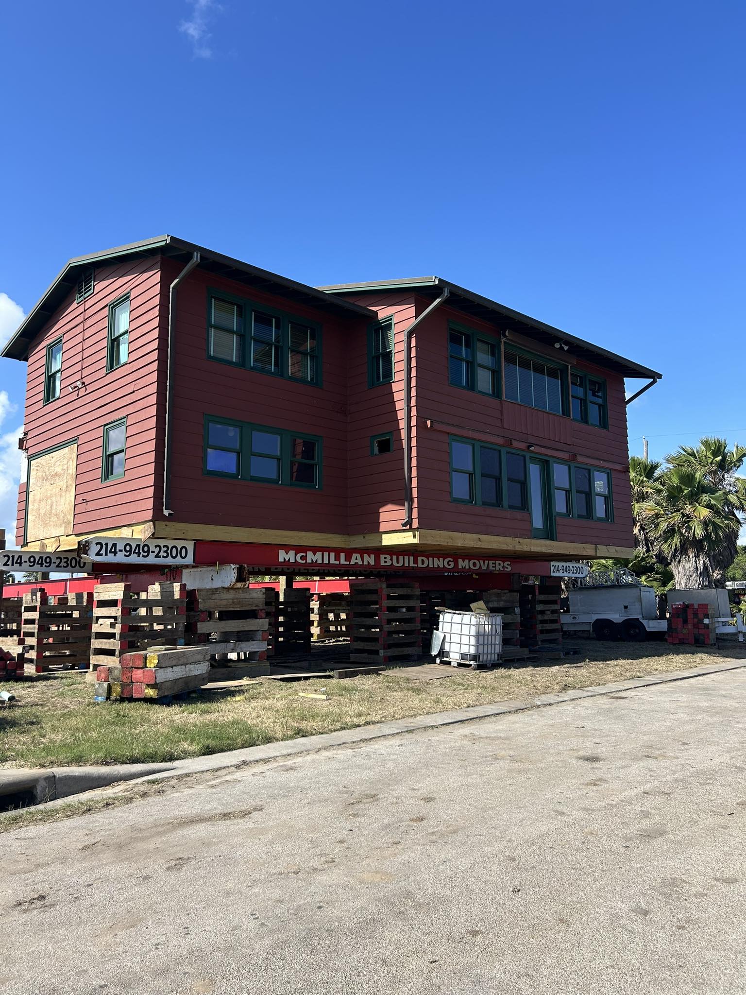 McMillan Building Movers team in Port Bolivar, TX - people or person