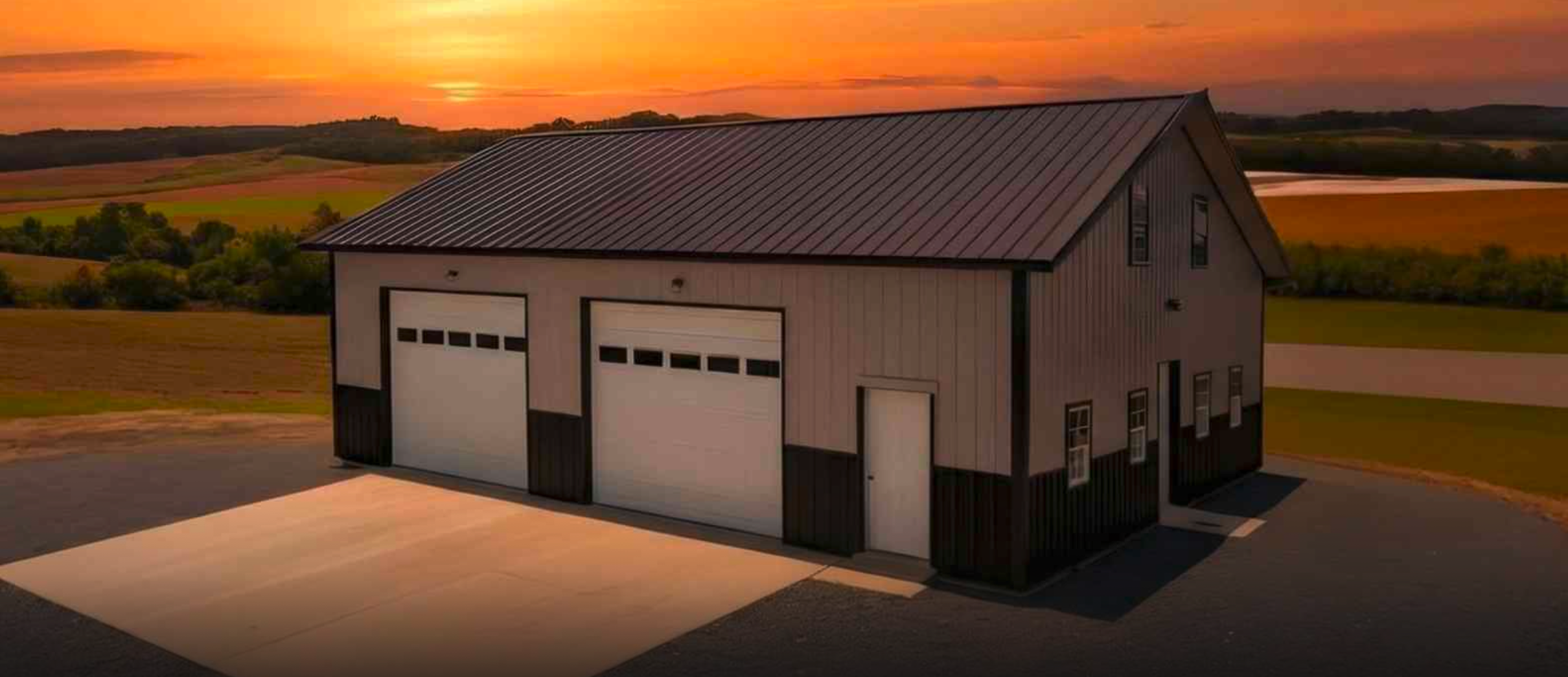 Rancher - Large Multi-Window Workshop Garage
