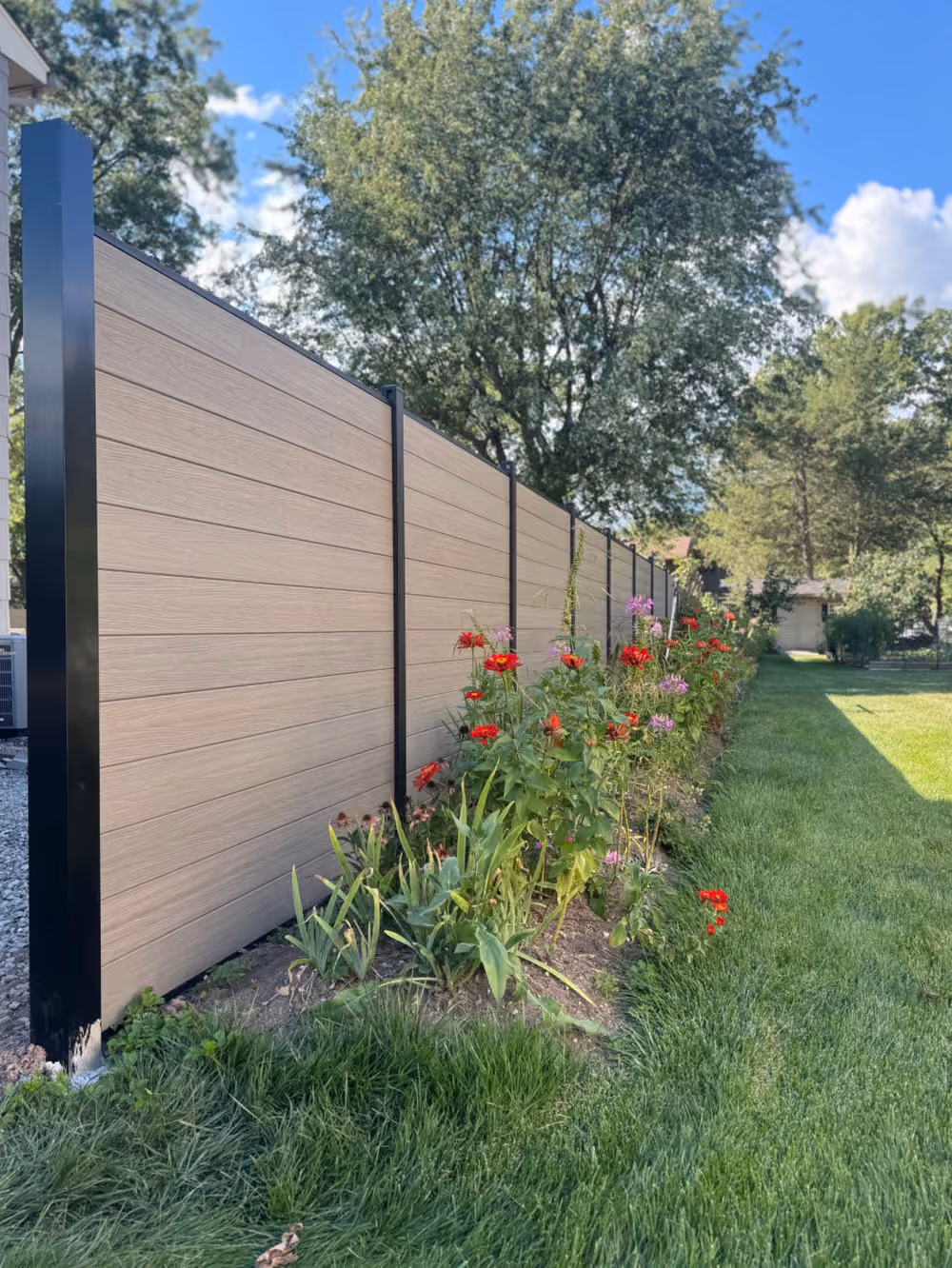 New Composite Privacy Fence Installation in North Brunswick Township