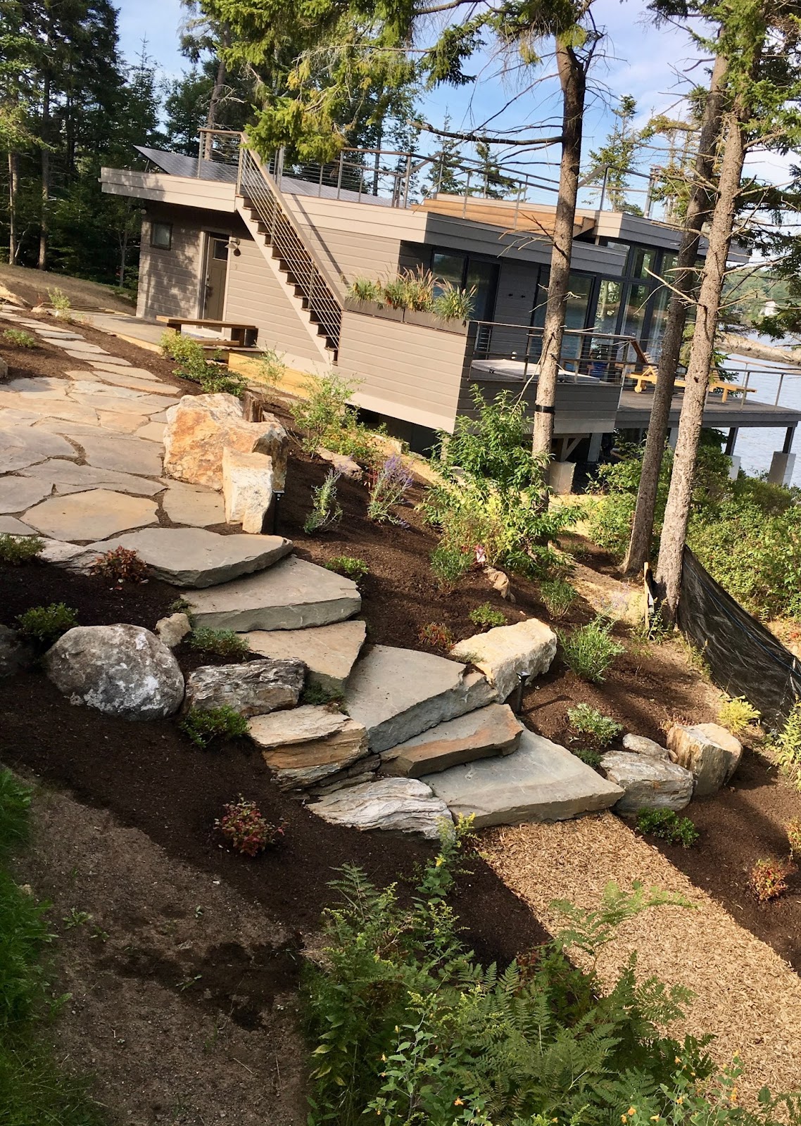 Masonry company Organic Innovations Stonework and Design in Brunswick, ME