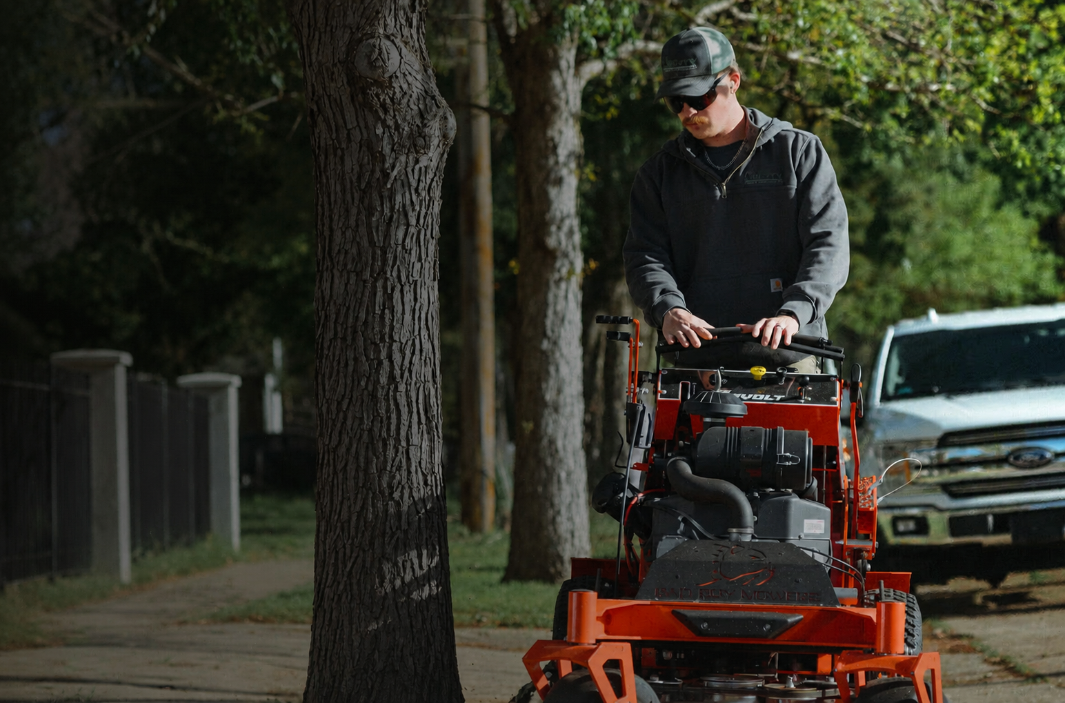 Liberty Lawn & Landscape crew at work in Wichita, KS