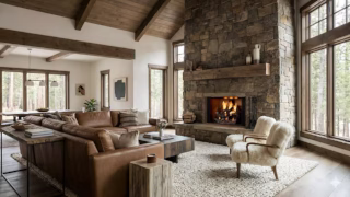 Biltmore factory built fireplace