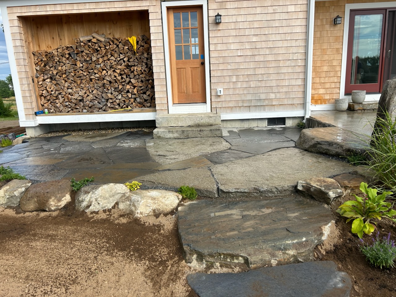 Masonry company Organic Innovations Stonework and Design in Brunswick, ME