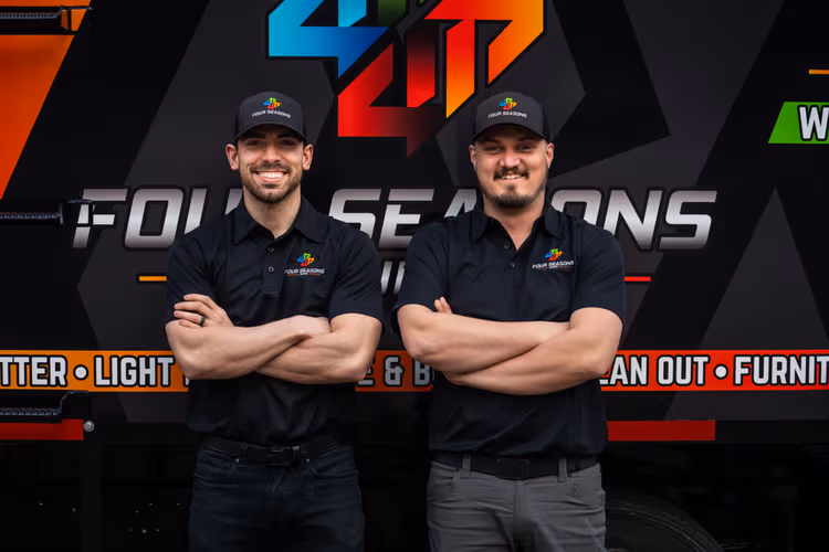 The two owners of Four Seasons Junk