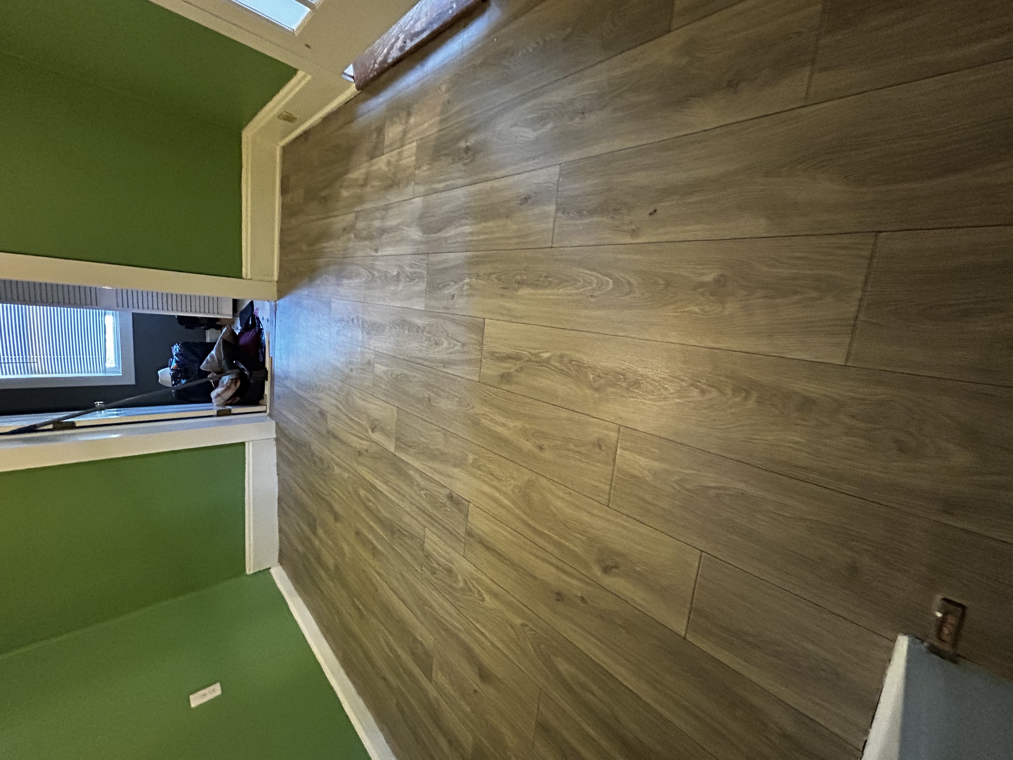 Finished new flooring