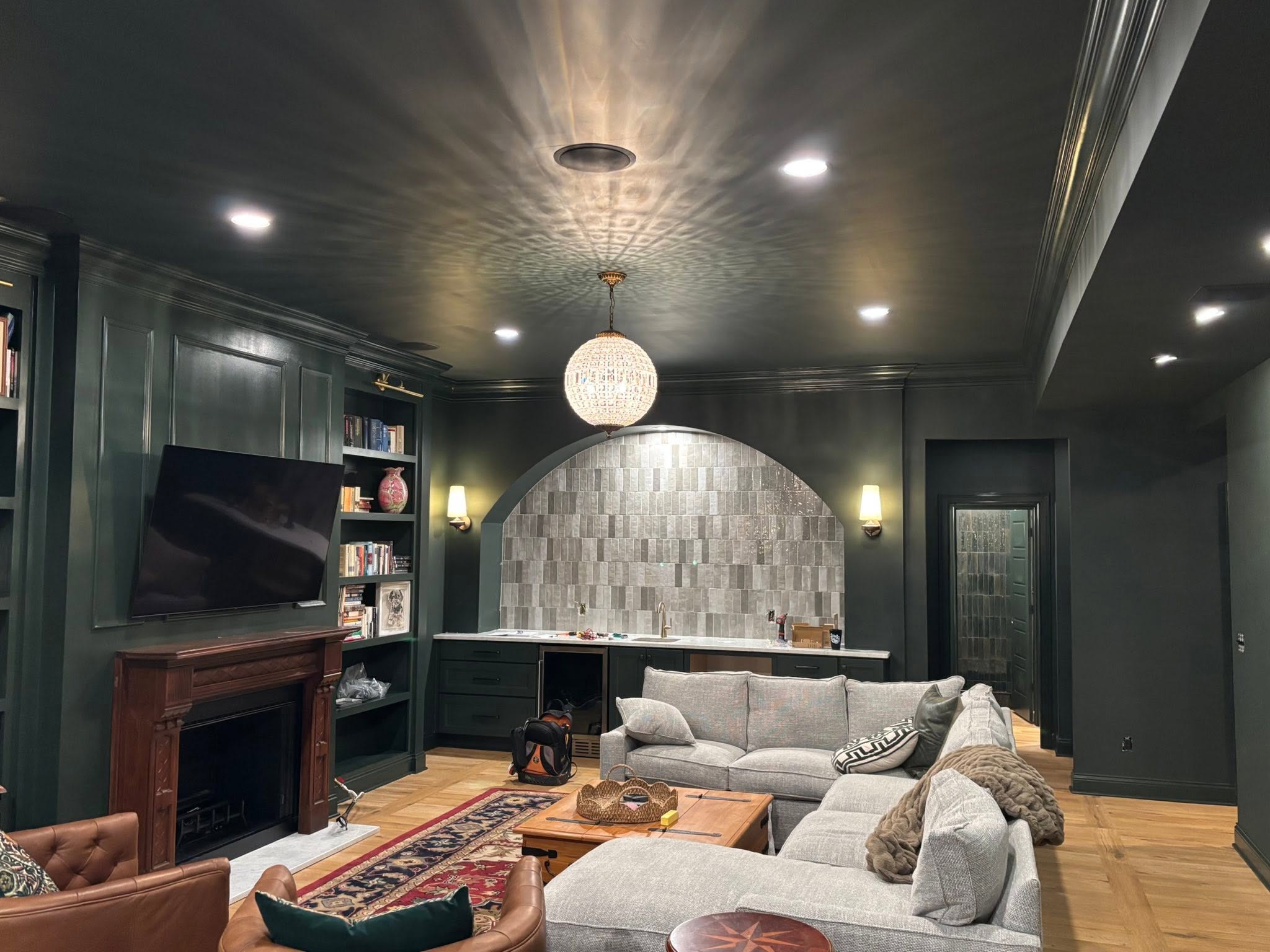 Custom lighting installation