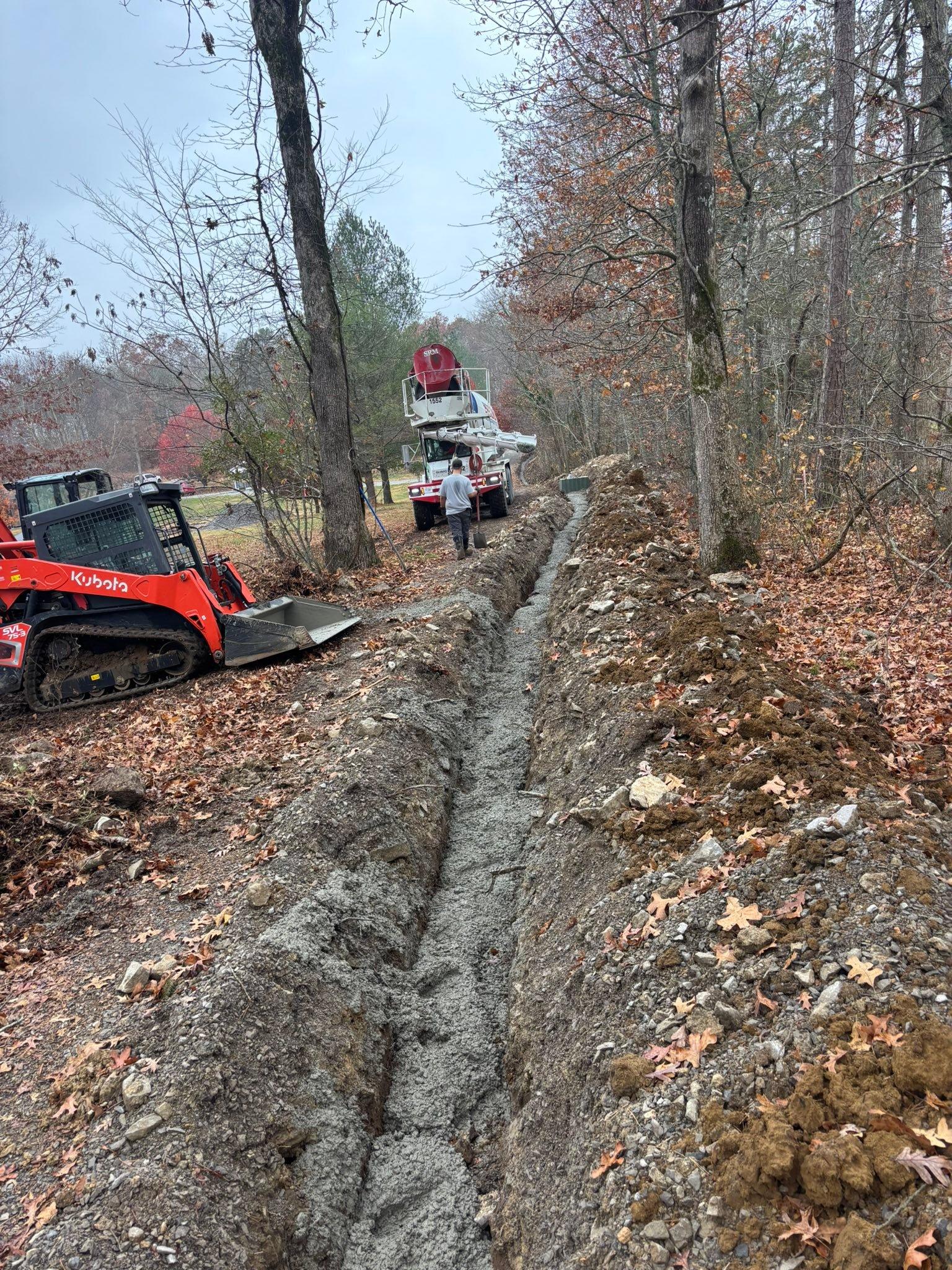 land clearing company TD Dirtworks in Tracy City, TN