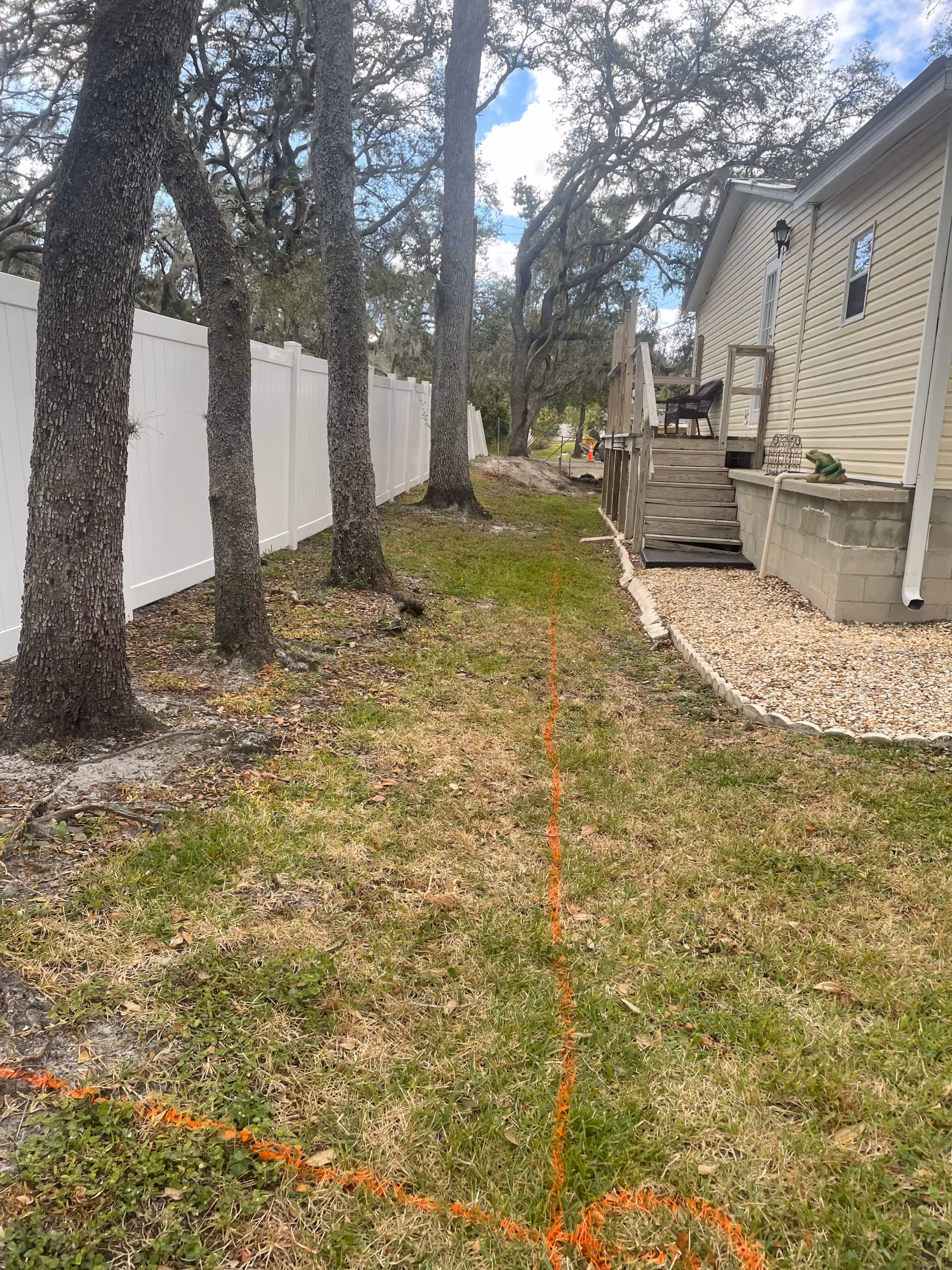 Drainage Line Restoration and Sod Installation After 30 Years of Washout