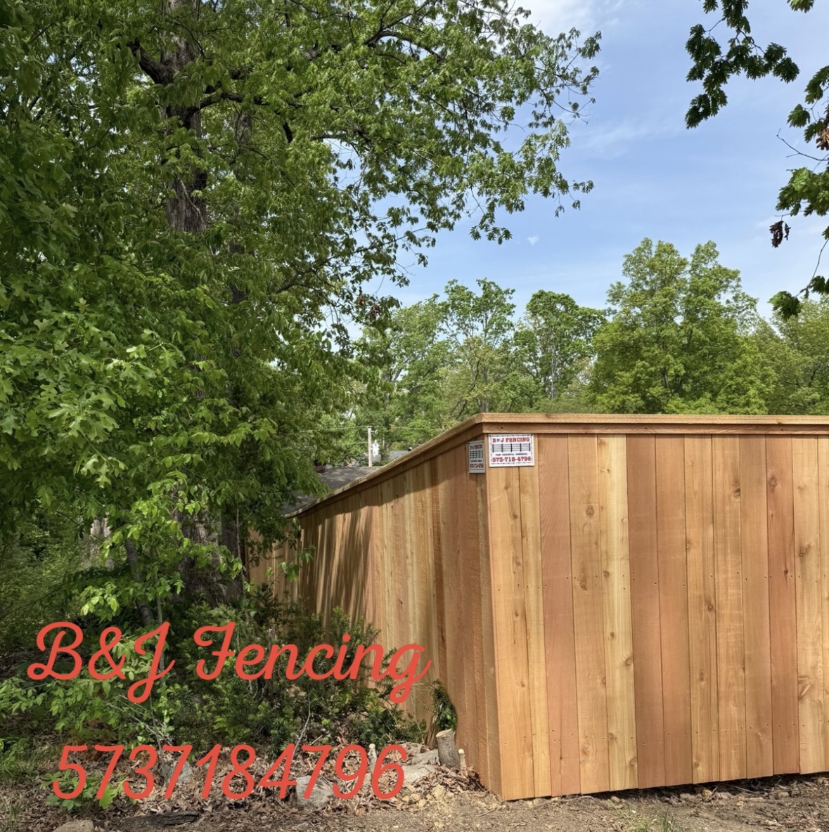  for B&J Fencing in Harviell, MO