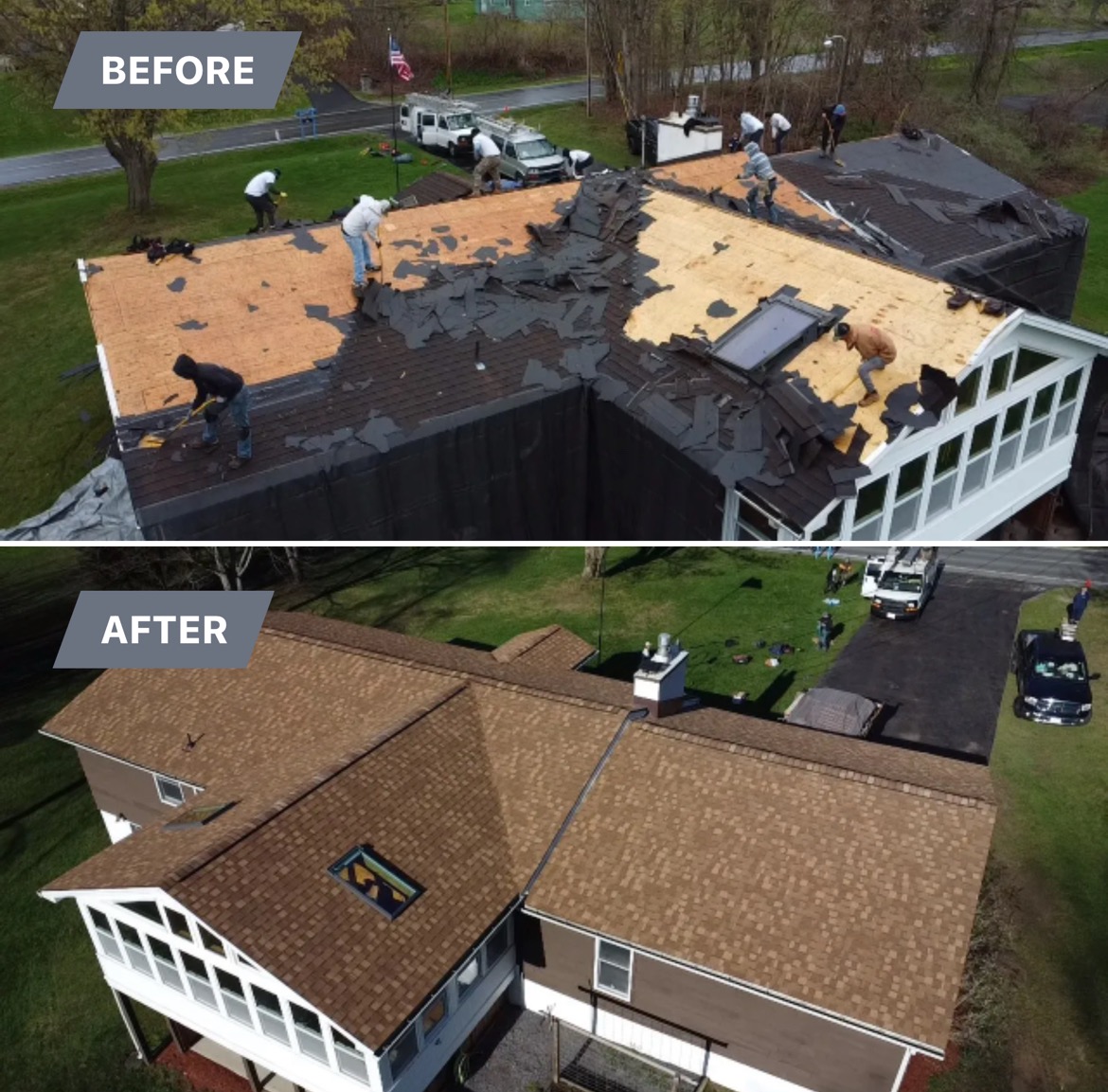 roofing company RFK Contracting in Wolcott, NY