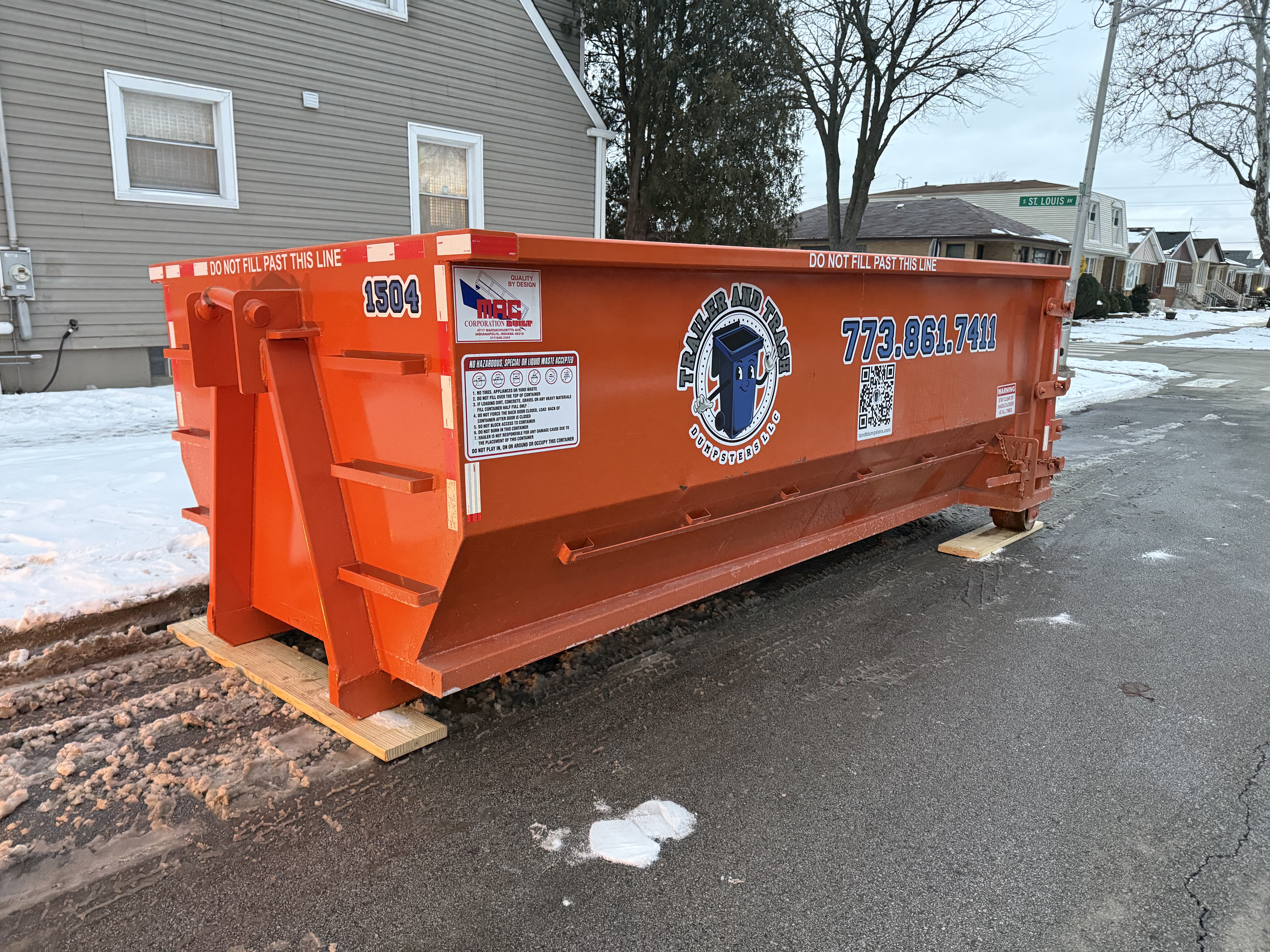  for Trailer and Trash Dumpsters LLC in Arlington Heights, IL