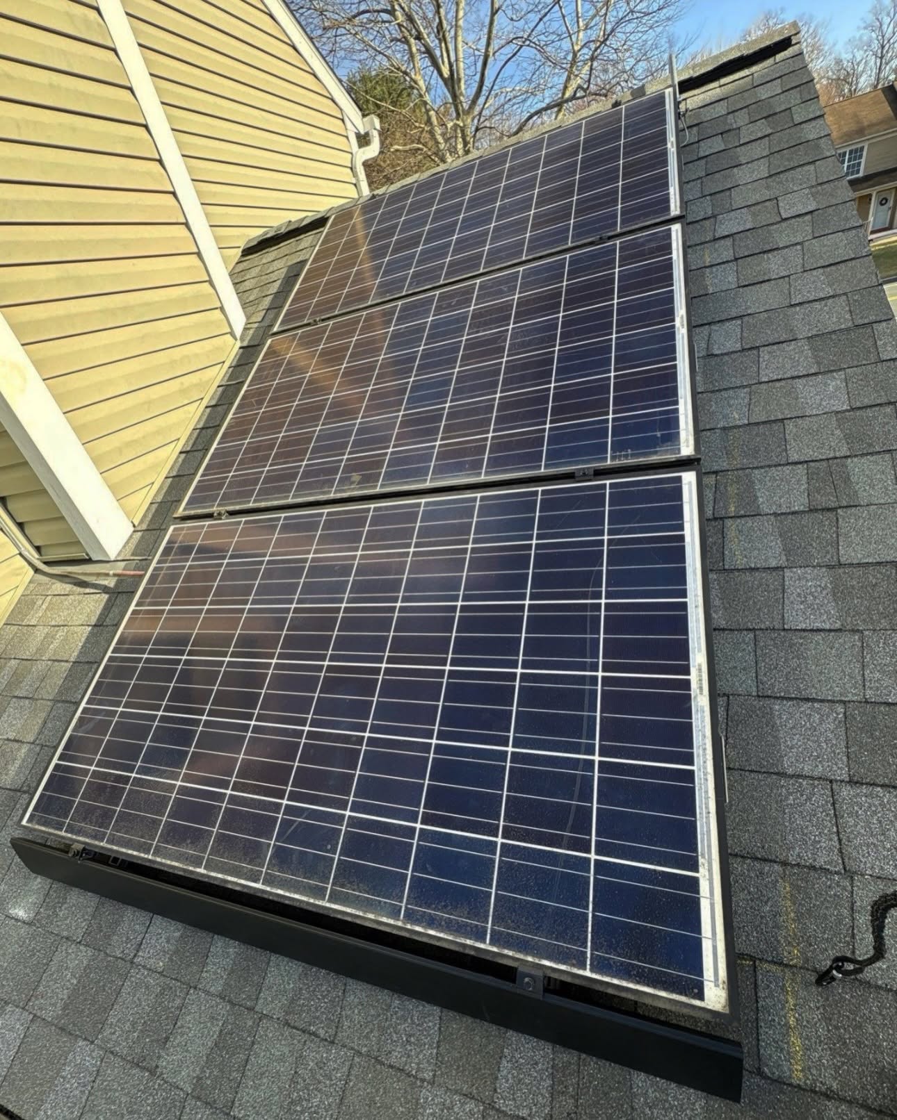 Residential solar installation in Maryland