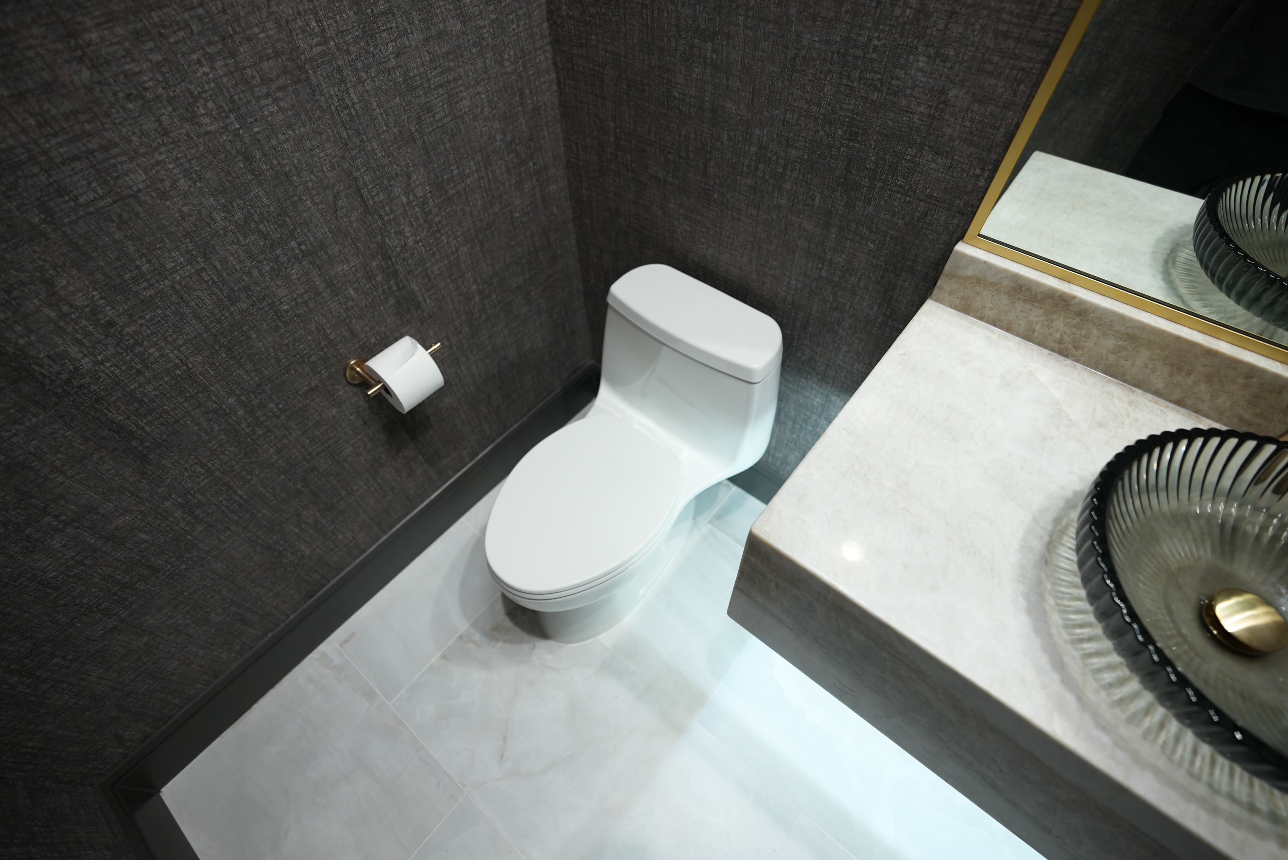 Bathroom renovation project by Luxurious Construction LLC