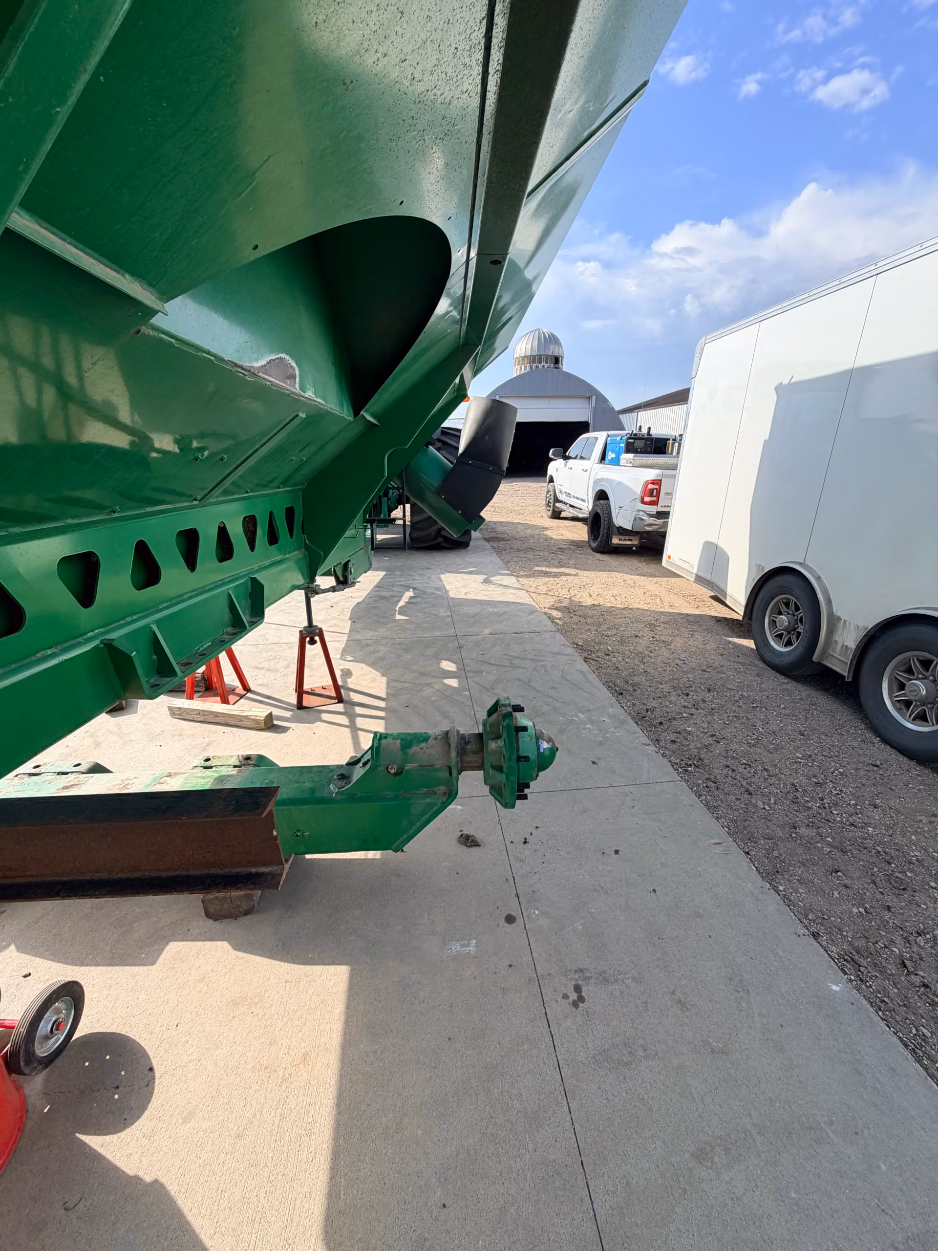 Grain Cart Frame Repair Before Harvest Hits