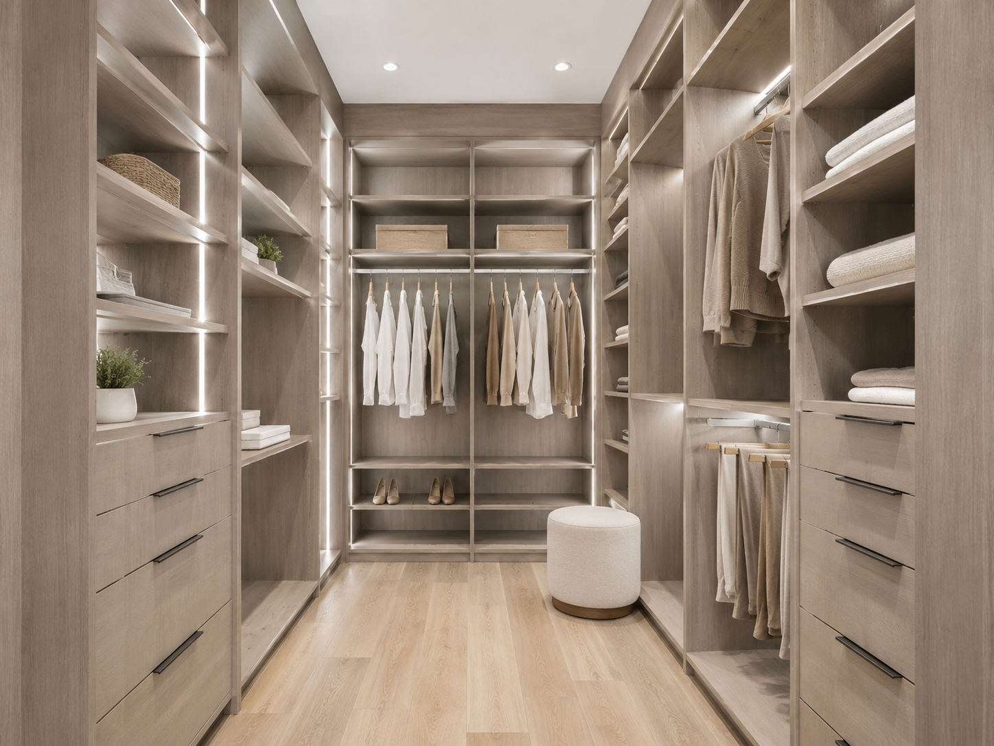 Walk-in closet storage Mandeville Louisiana