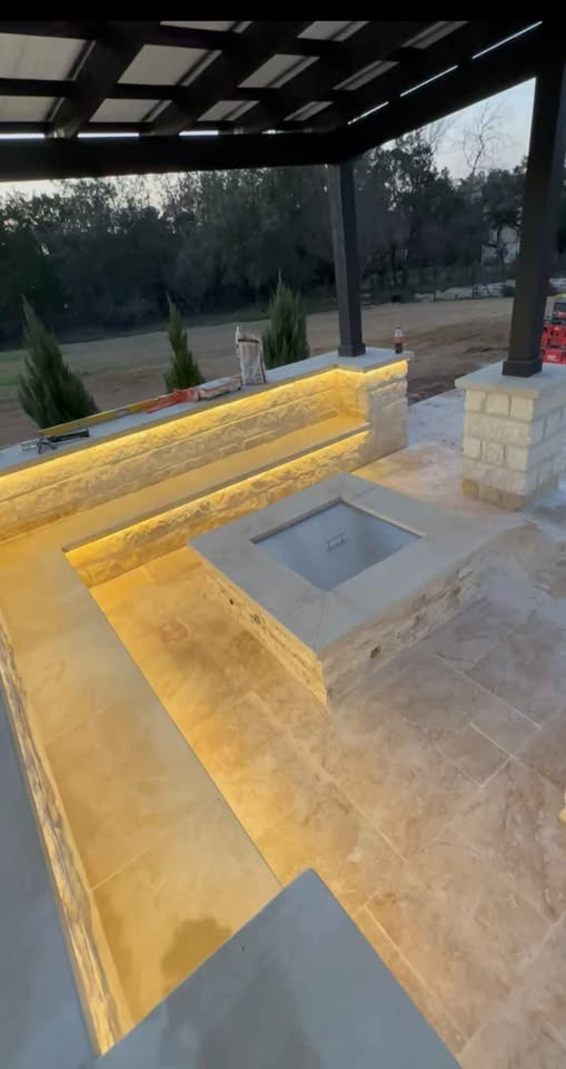 Deck and patio project by Luxurious Construction LLC