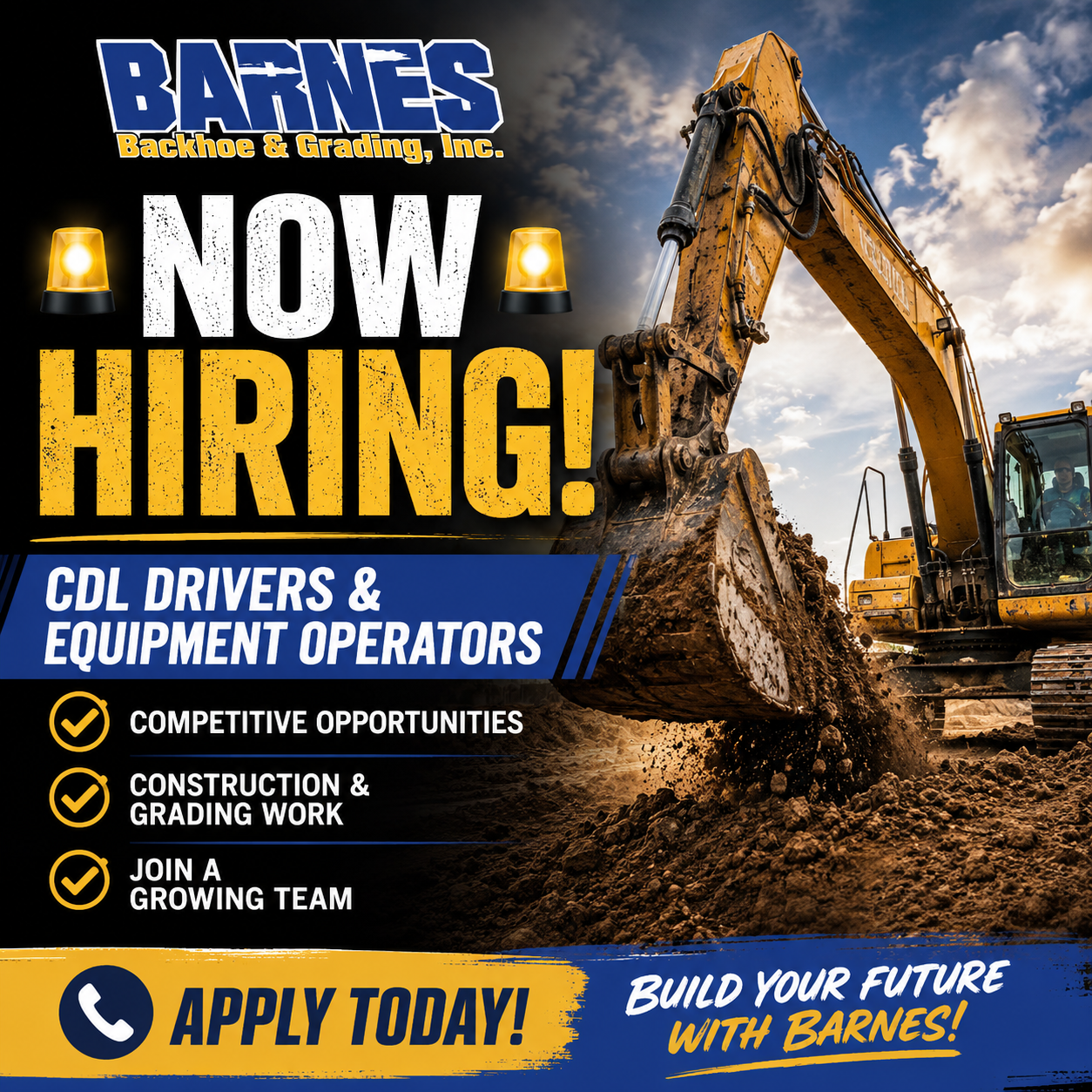  for Barnes Backhoe & Grading in Taylorsville, NC