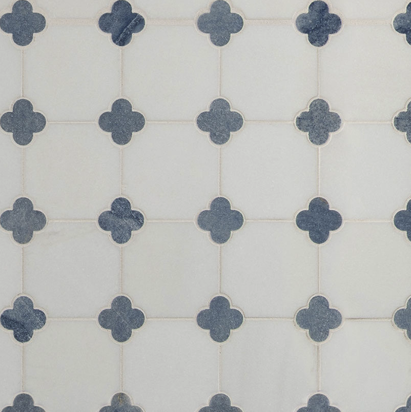 Mosaic and decorative tile sheets supplied for backsplashes and niches