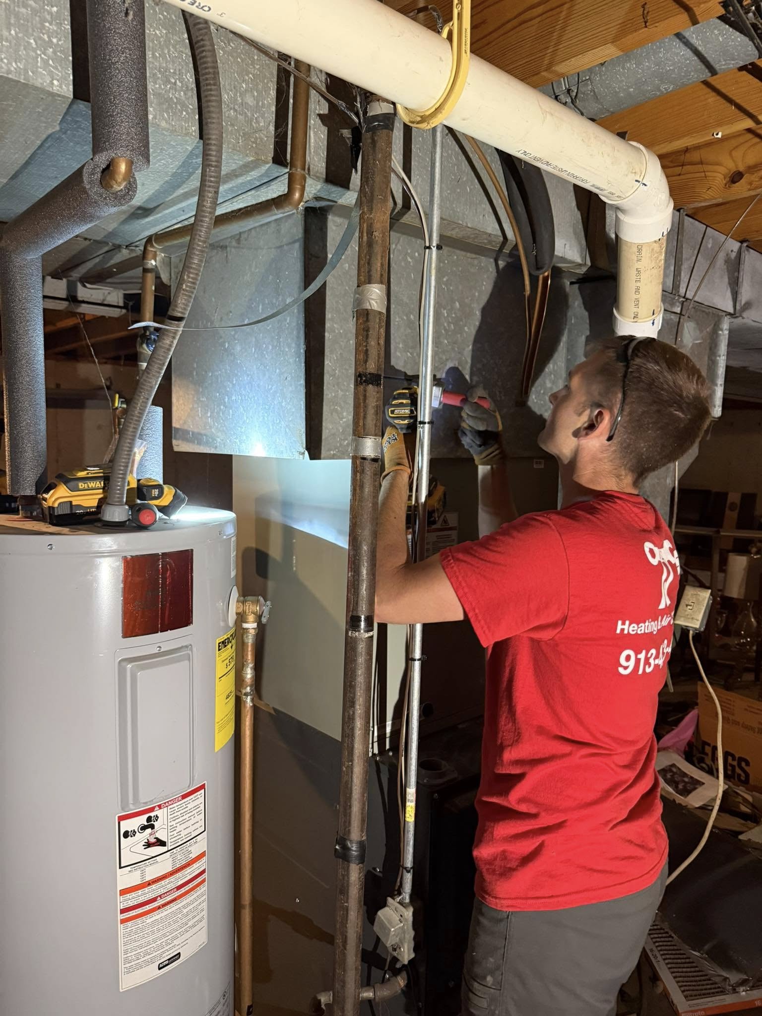 HVAC contractor company TJs HVAC Services in Basehor, KS