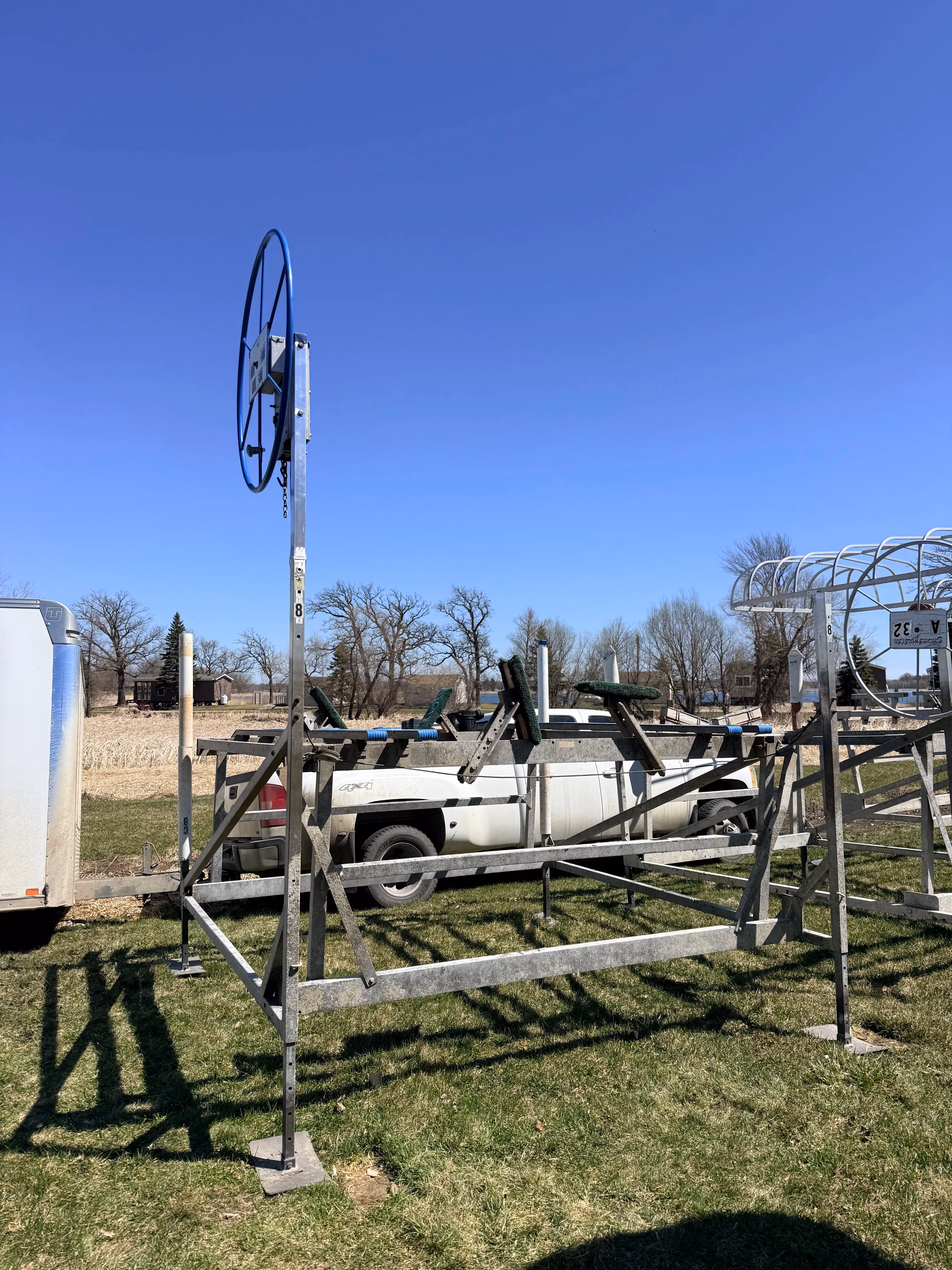Custom Boat Lift Crank Extension Built for Lake Mary's Bigfoot Resort