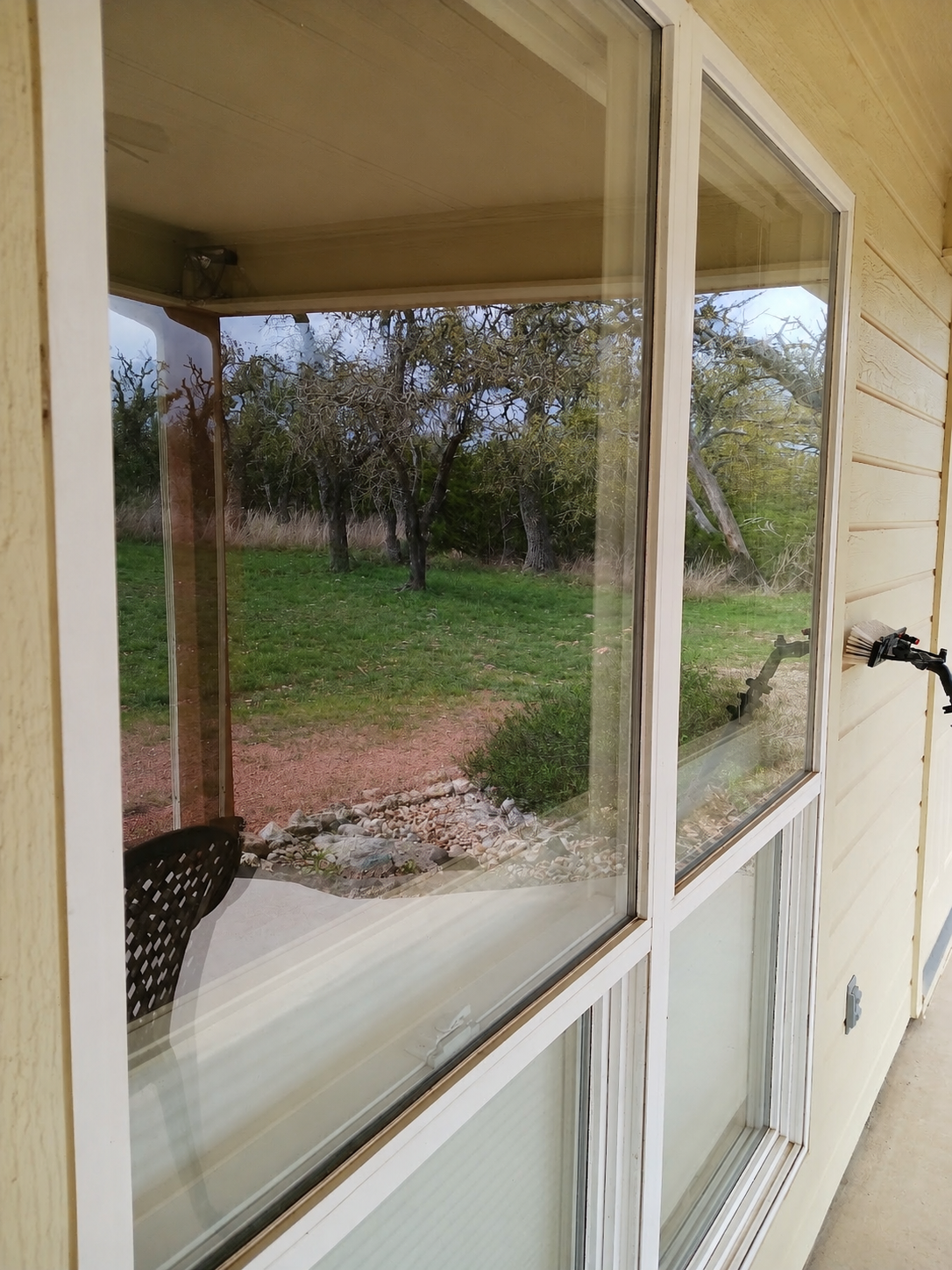 After: crystal-clear window