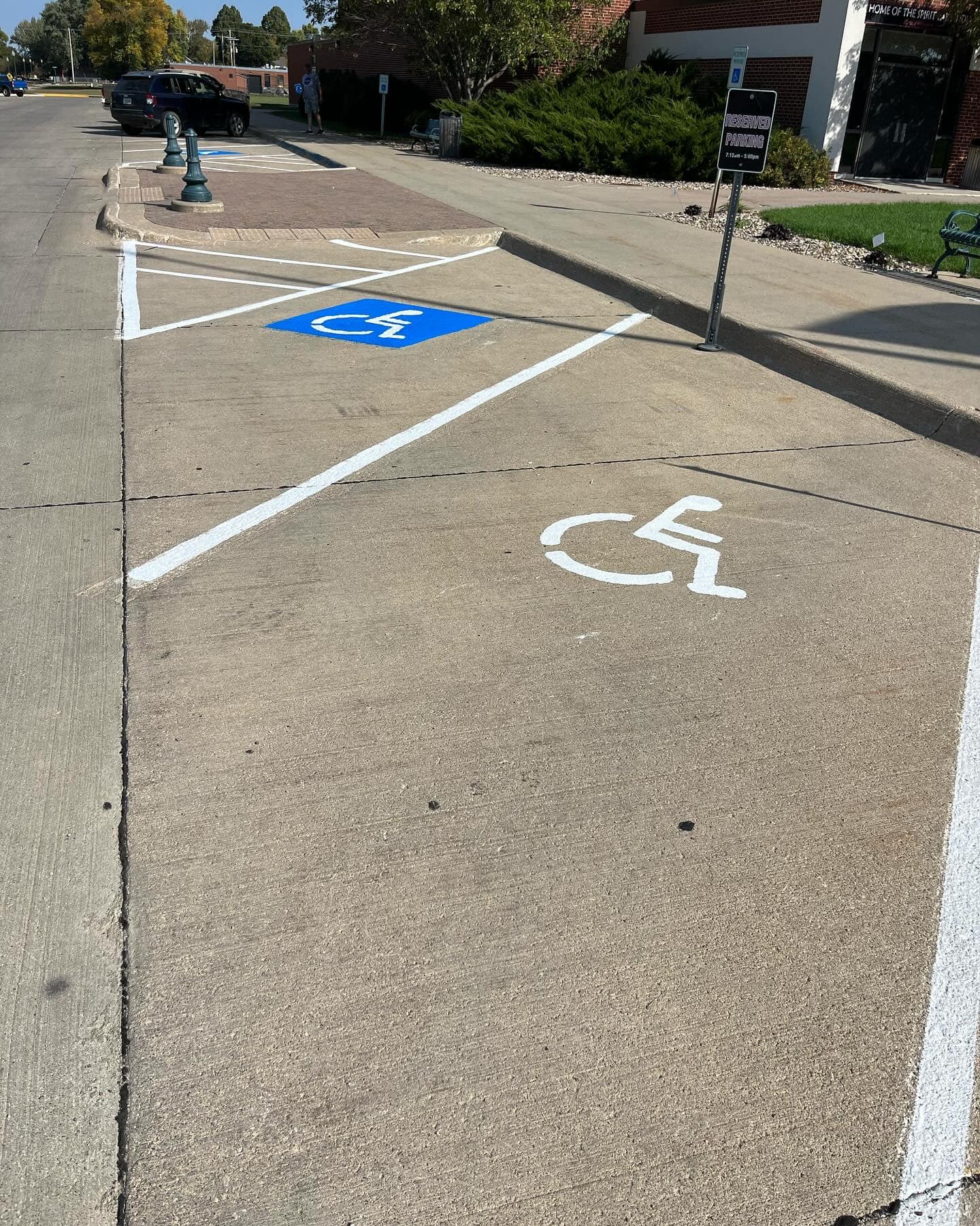 Line Striping Contractor company Midwest Line Striping LLC in Spirit Lake, IA