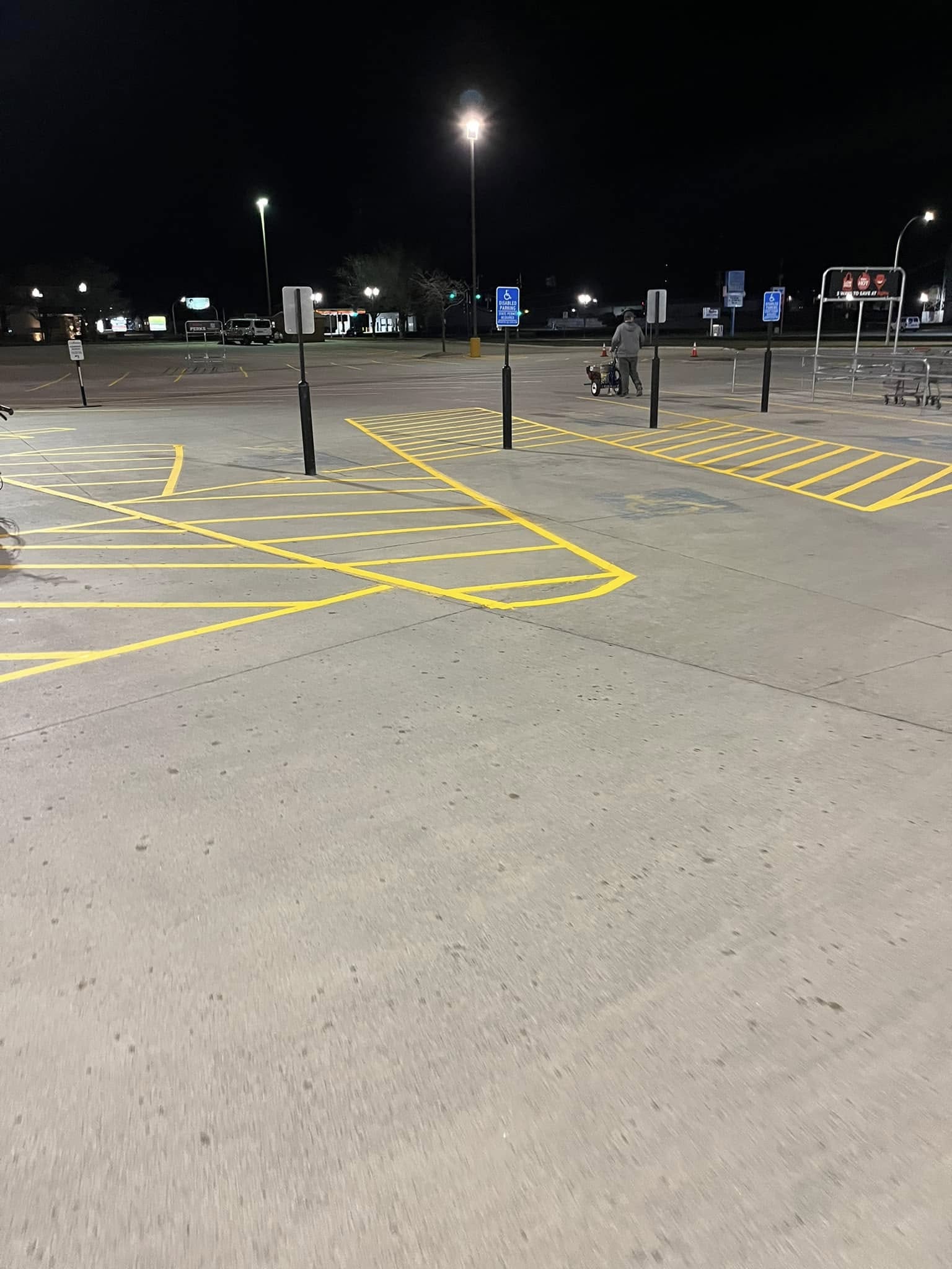 Line Striping Contractor company Midwest Line Striping LLC in Spirit Lake, IA