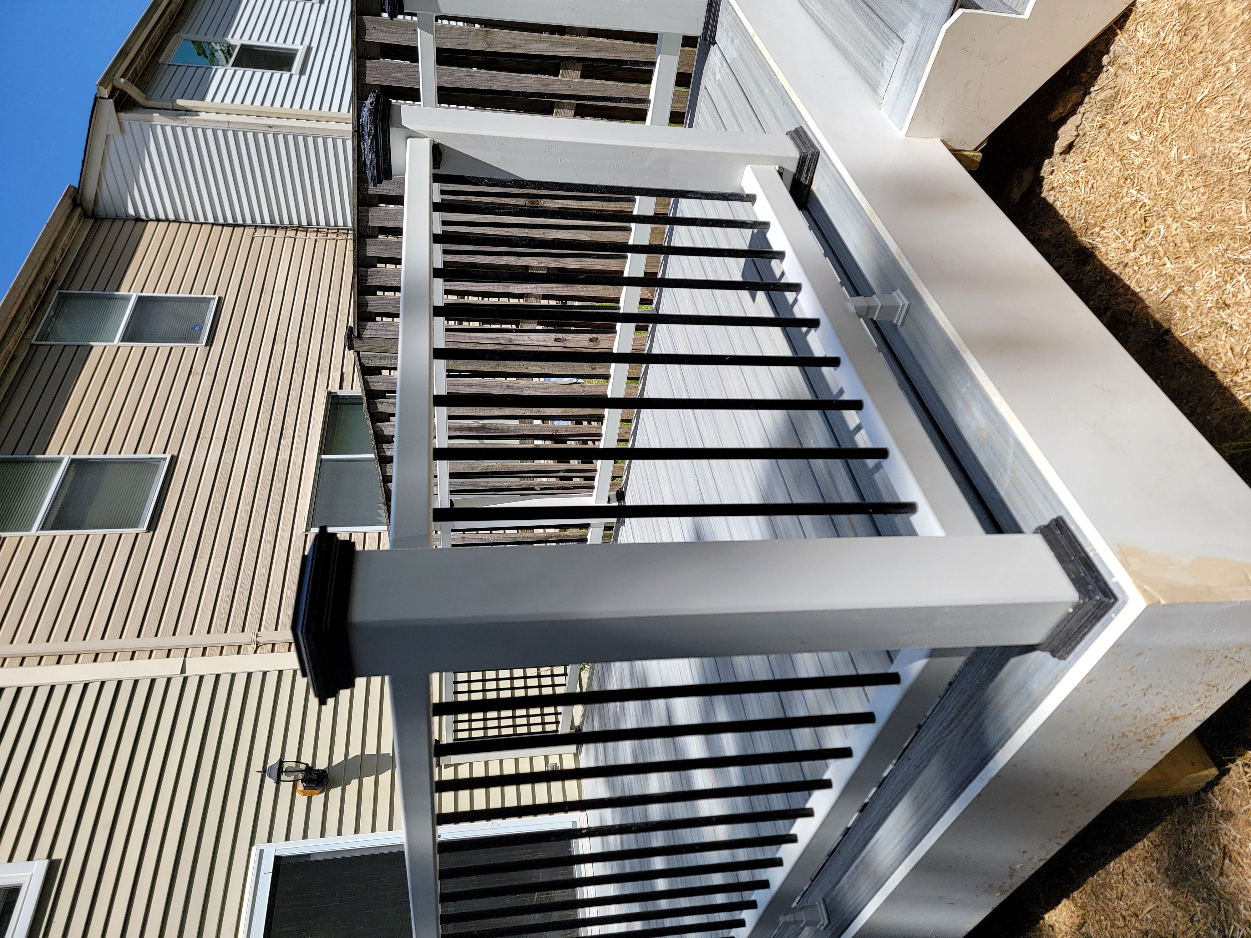 Completed deck build by Quality Works LLC, view 2