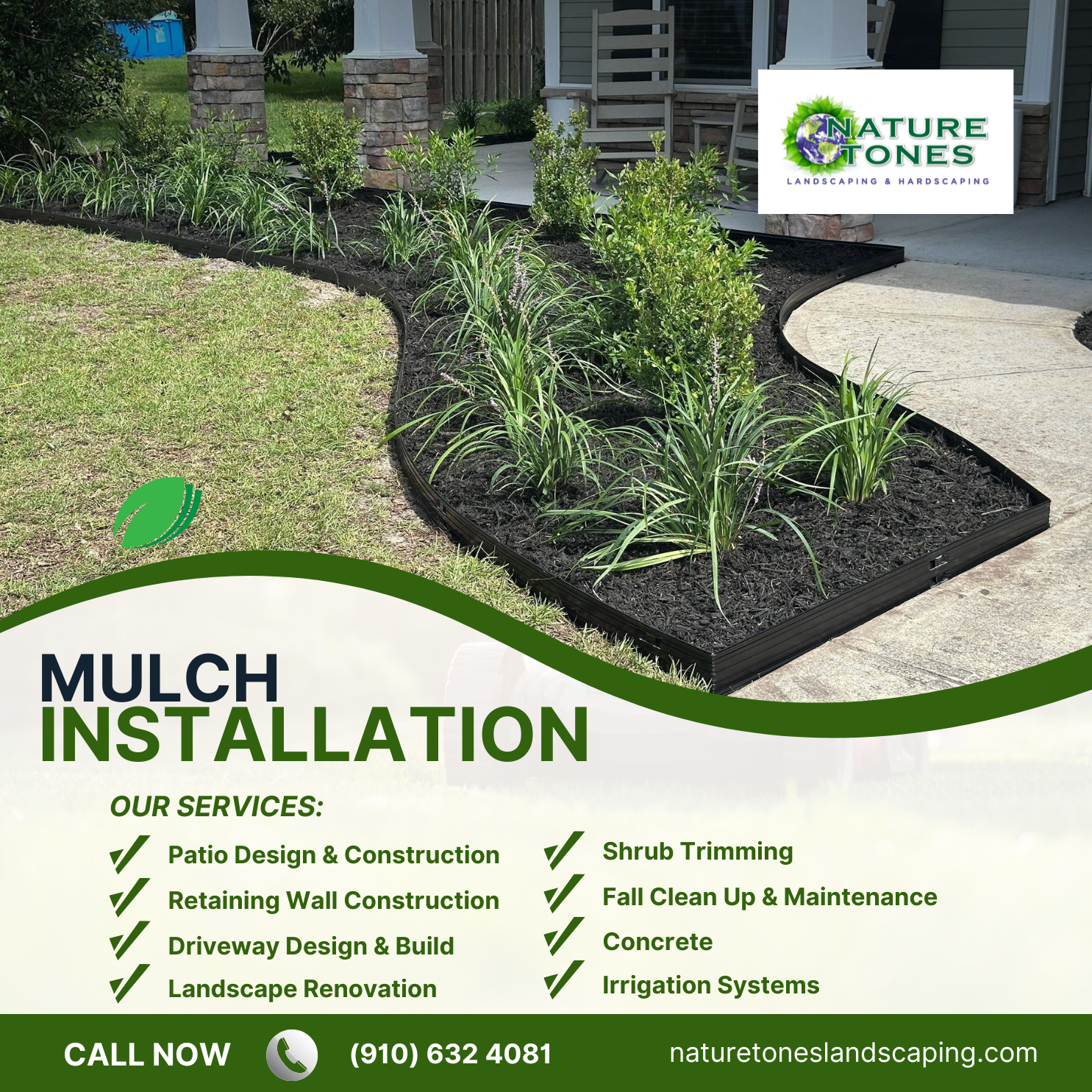  for Nature Tones Landscaping & Hardscaping in Hampstead, NC