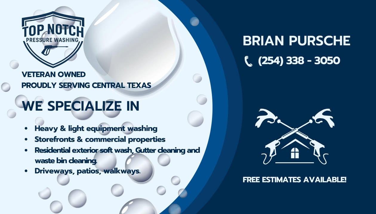  for Top Notch Exterior Cleaning Solutions LLC in Nolanville, TX