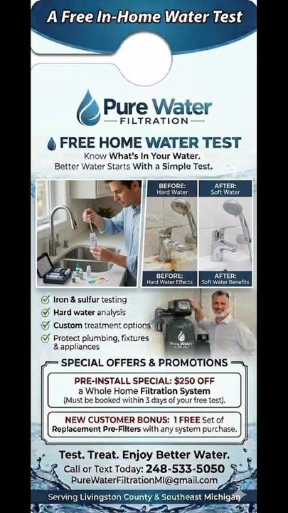  for Pure Water Filtration in Brighton, MI