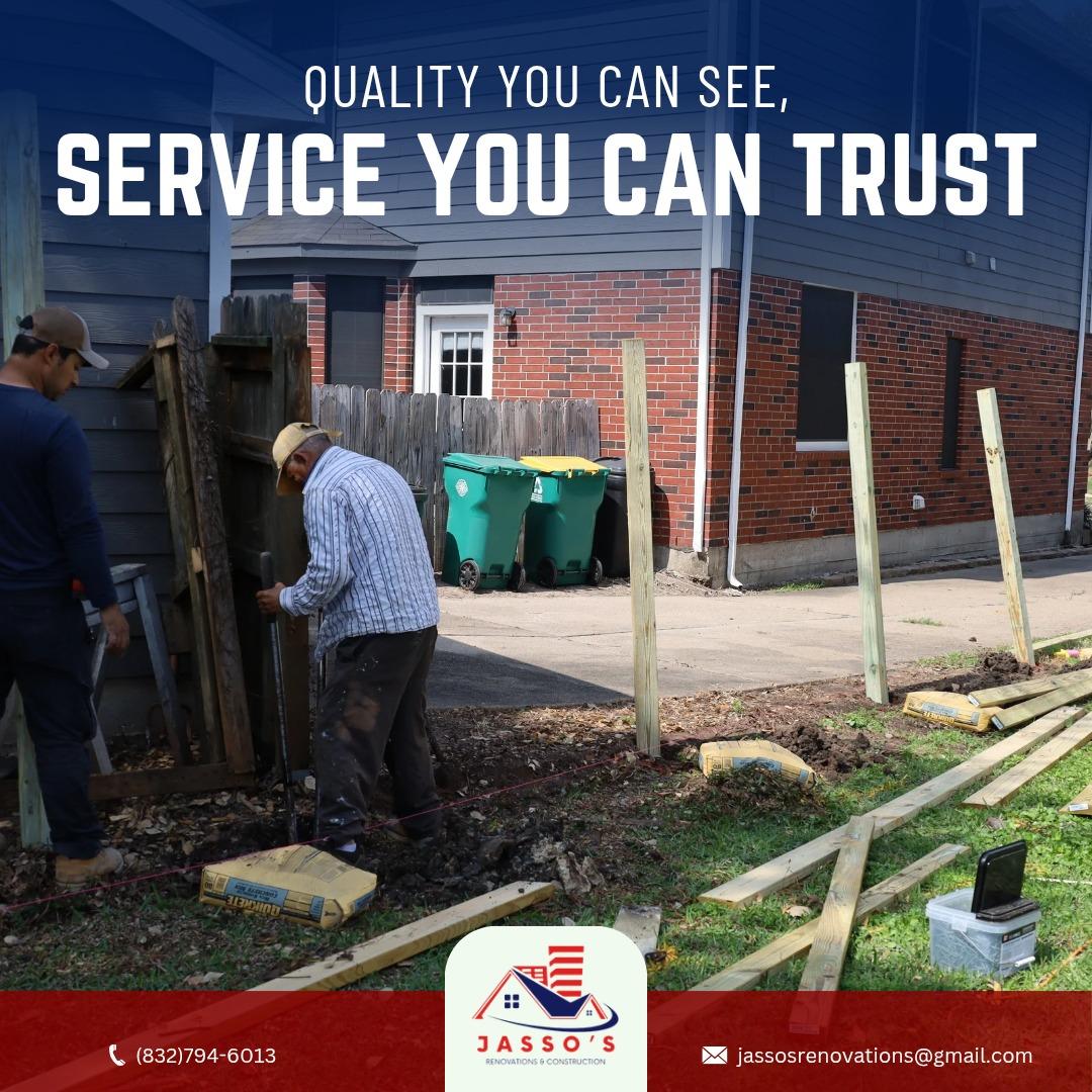  for Jasso’s Renovation and Construction LLC in Houston, TX